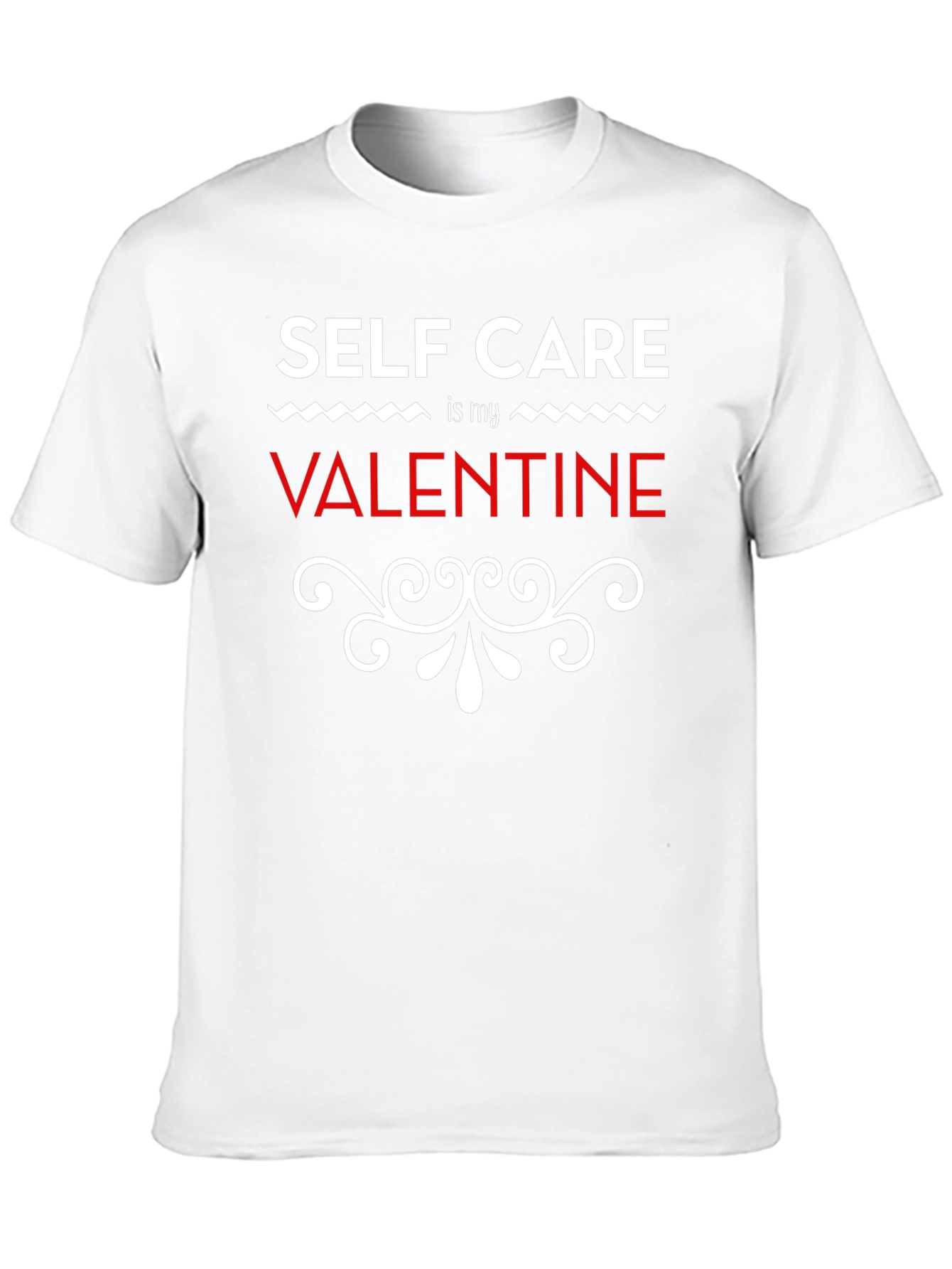 Black Self Care is My Valentine T-Shirt view 10