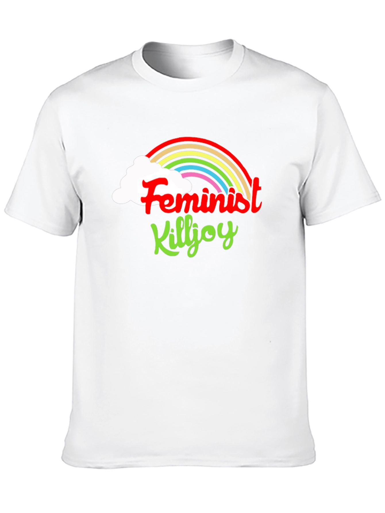 Black Feminist Killjoy Graphic Tee - Rainbow Design view 10