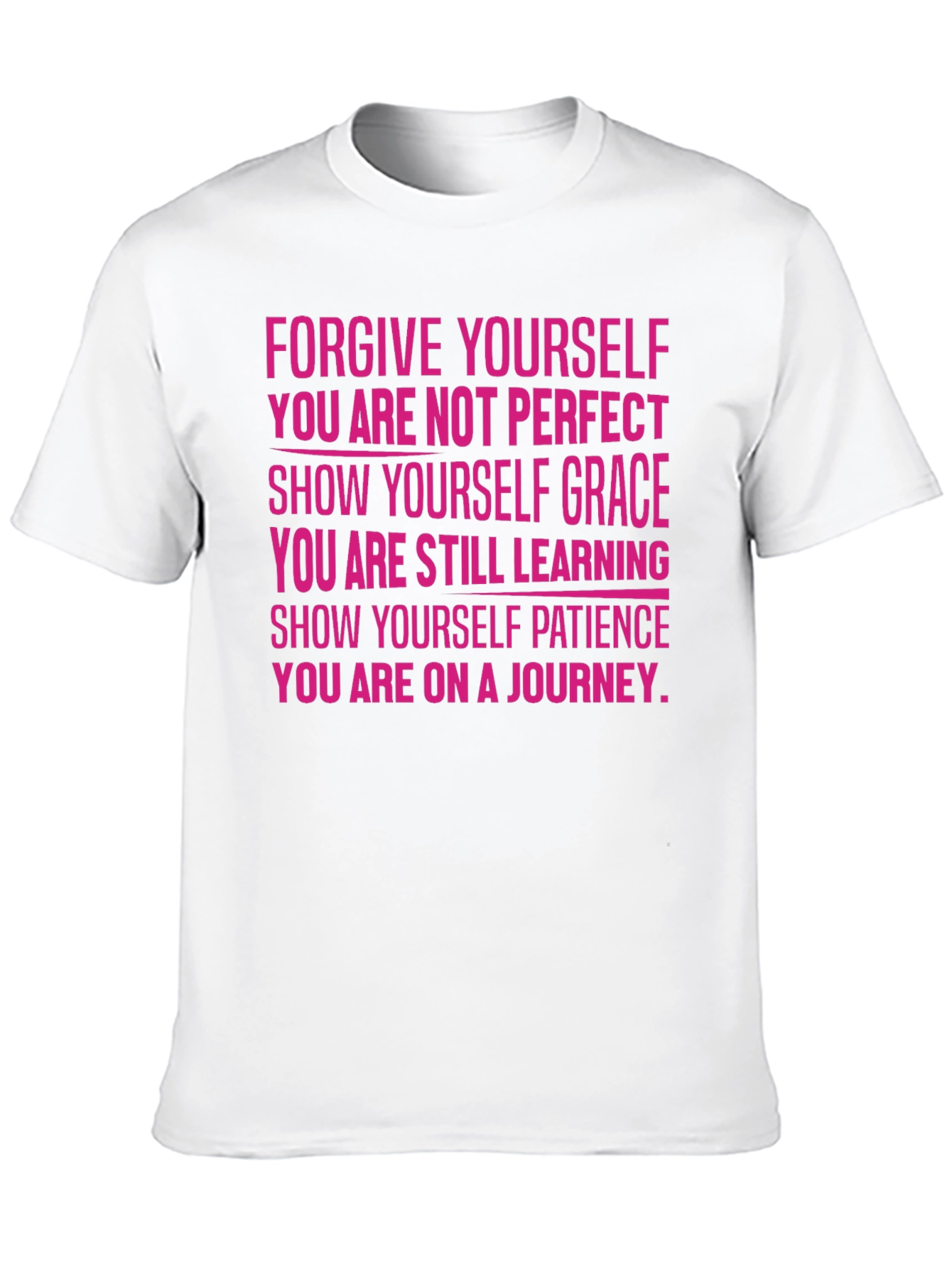 Black Motivational T-Shirt - Forgive Yourself view 10