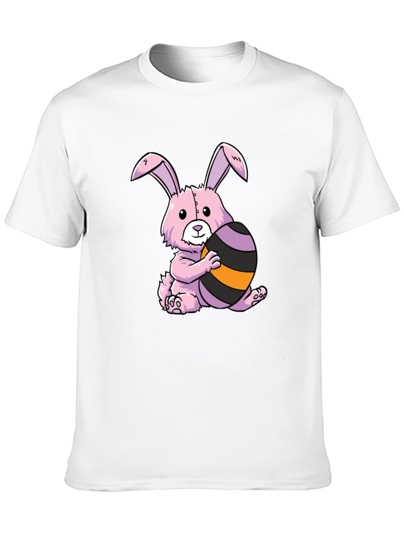 Easter Bunny T-Shirt: Pink Bunny with Easter Egg - 10