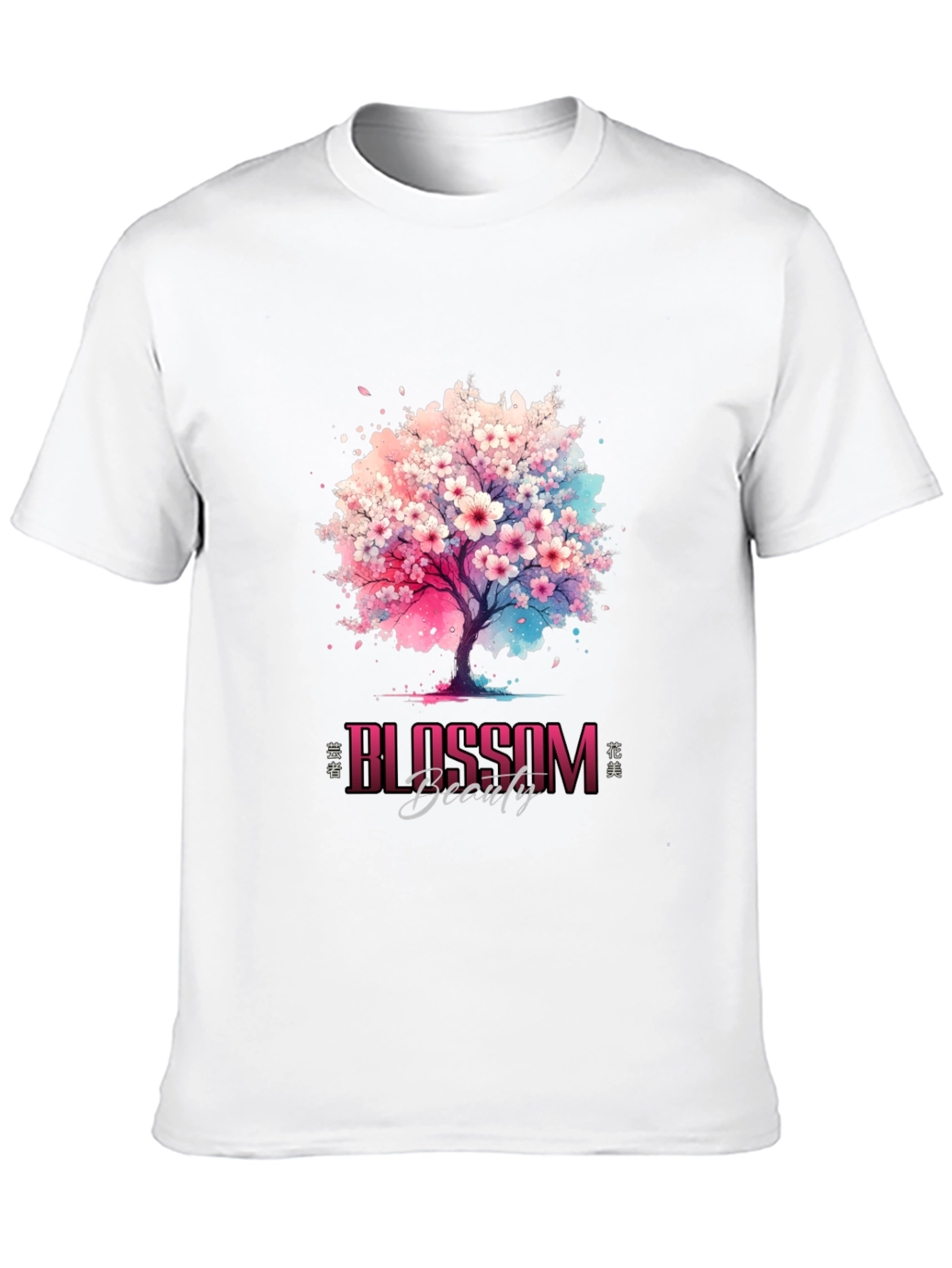Black Blossom Beauty Graphic Tee - Artistic Design view 10