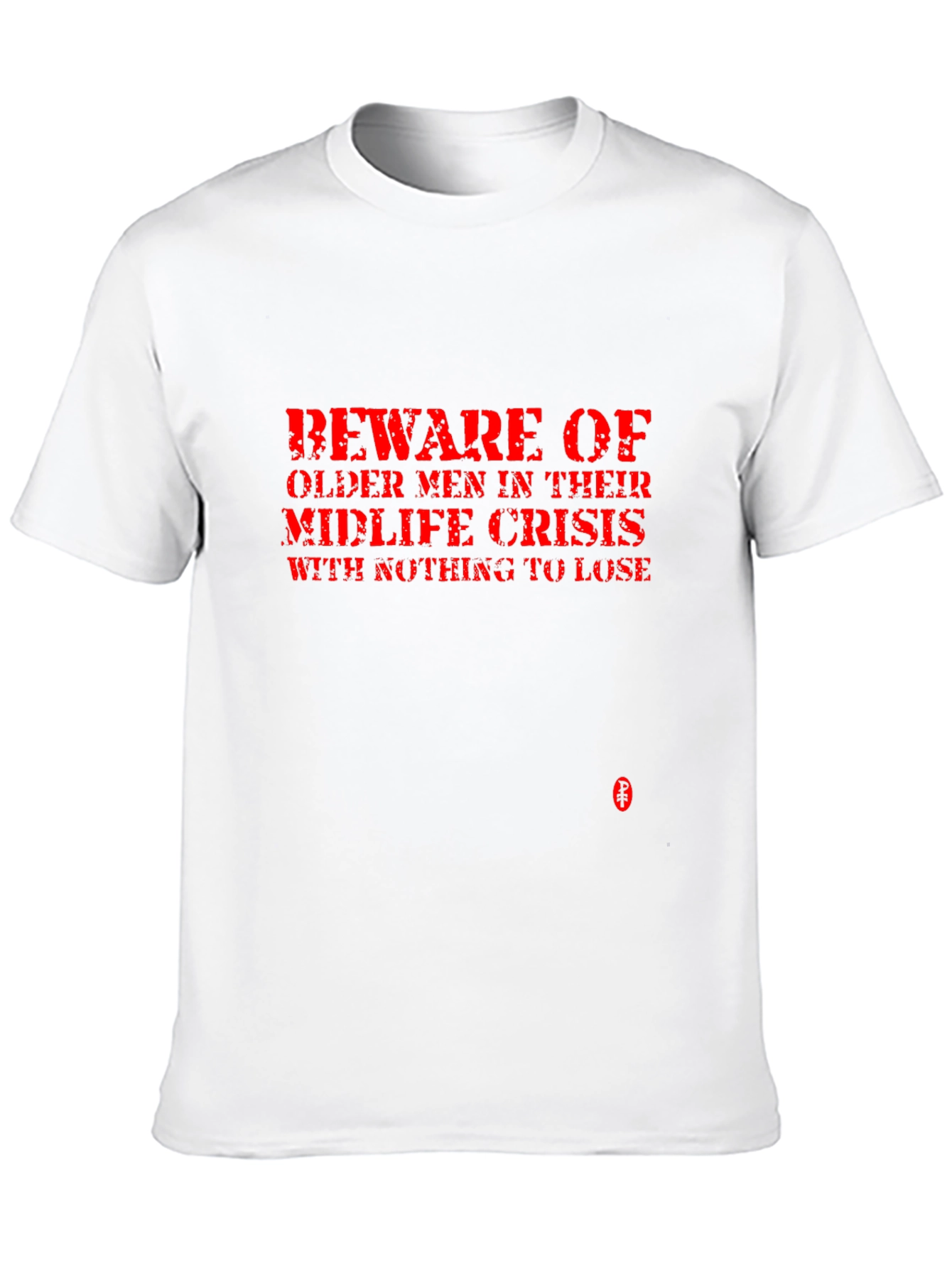 Black Beware Midlife Crisis Tee - Funny Graphic T-Shirt view 10