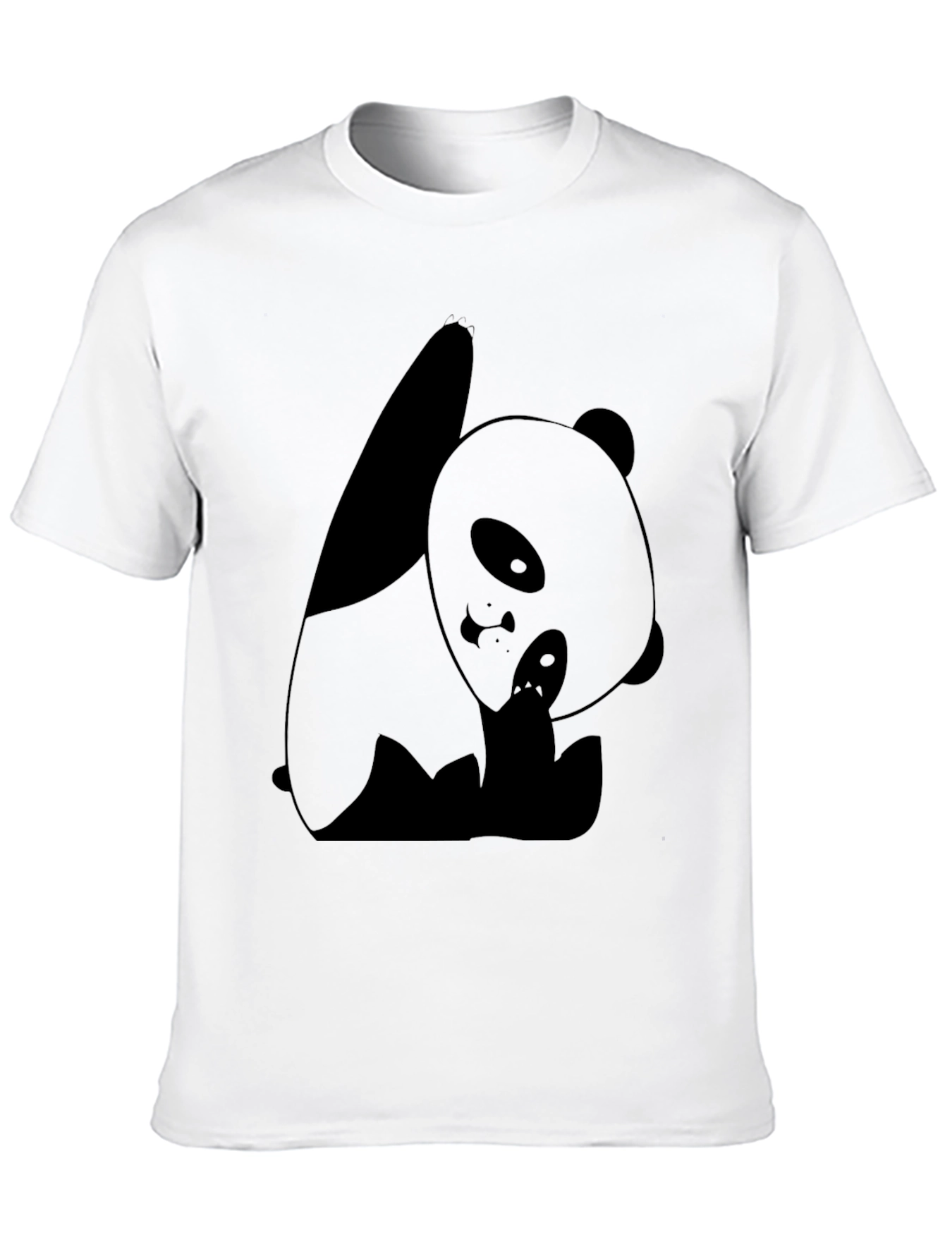 Black Black Panda Graphic Tee view 10