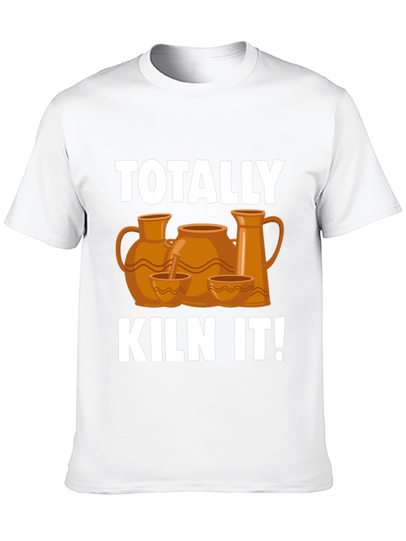 Black Totally Kiln It! Pottery T-Shirt view 10