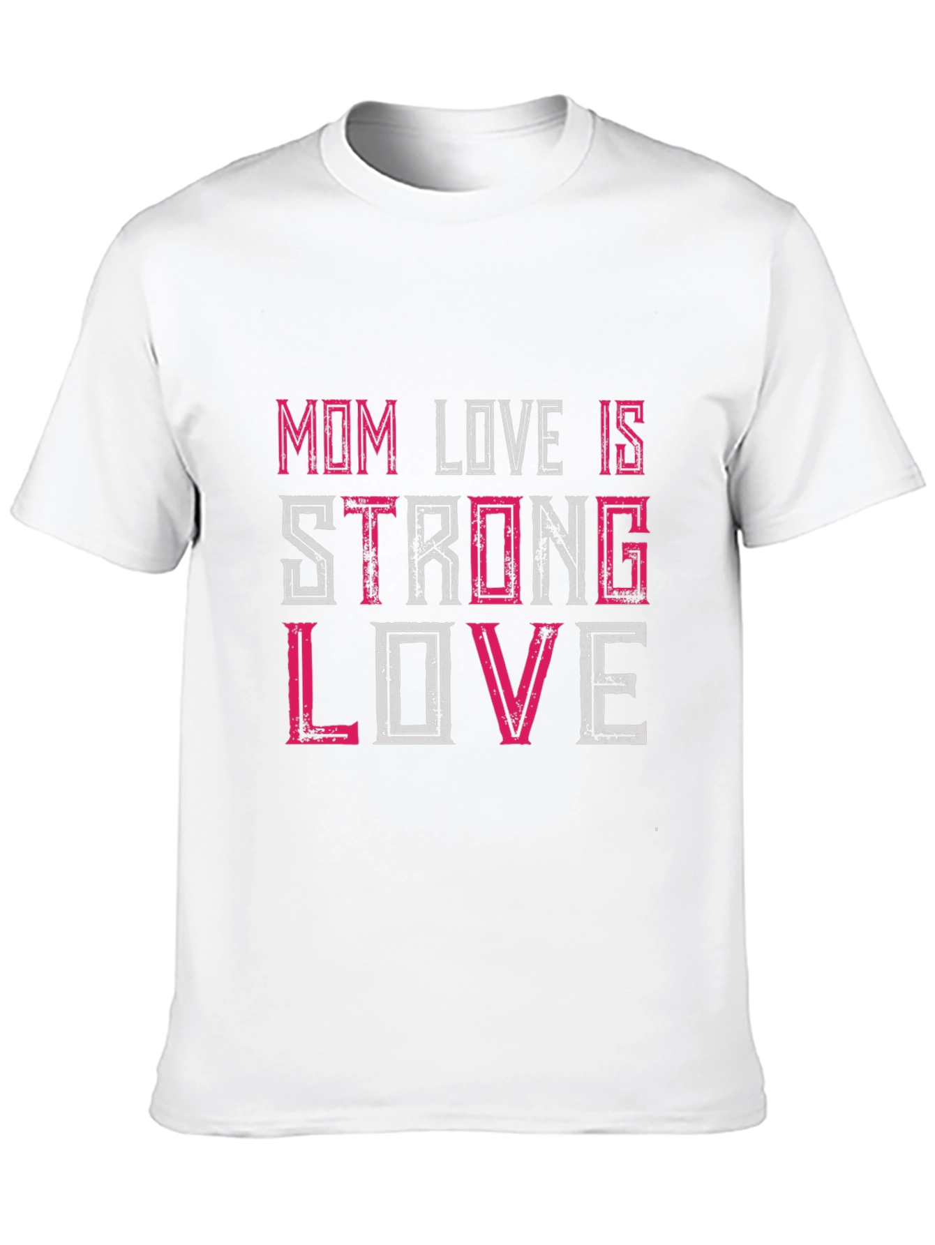 Black Mom Love Strong Love Graphic Tee - Black Cotton Shirt view 10
