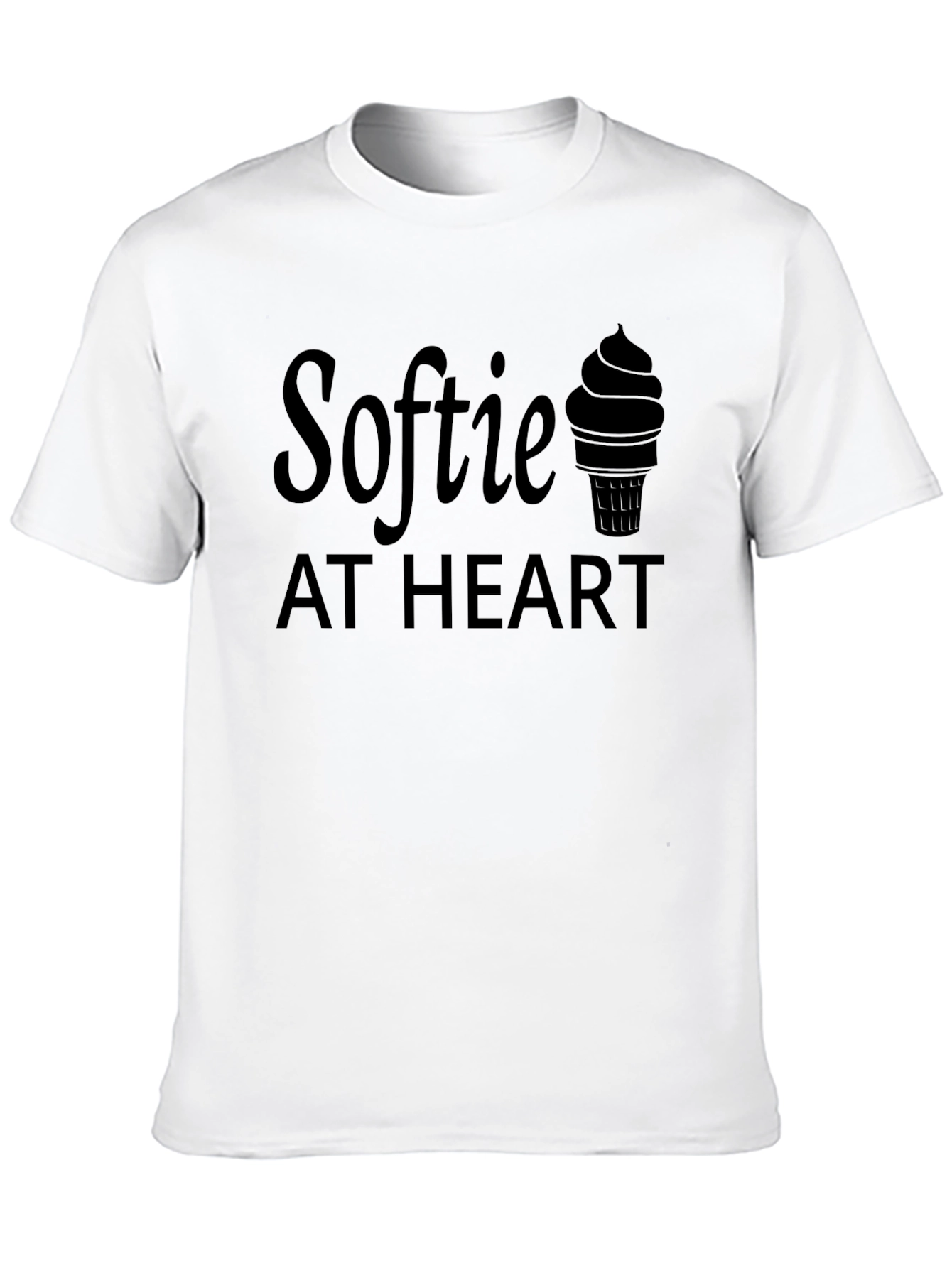 Black Softie at Heart Graphic T-Shirt - Black view 10