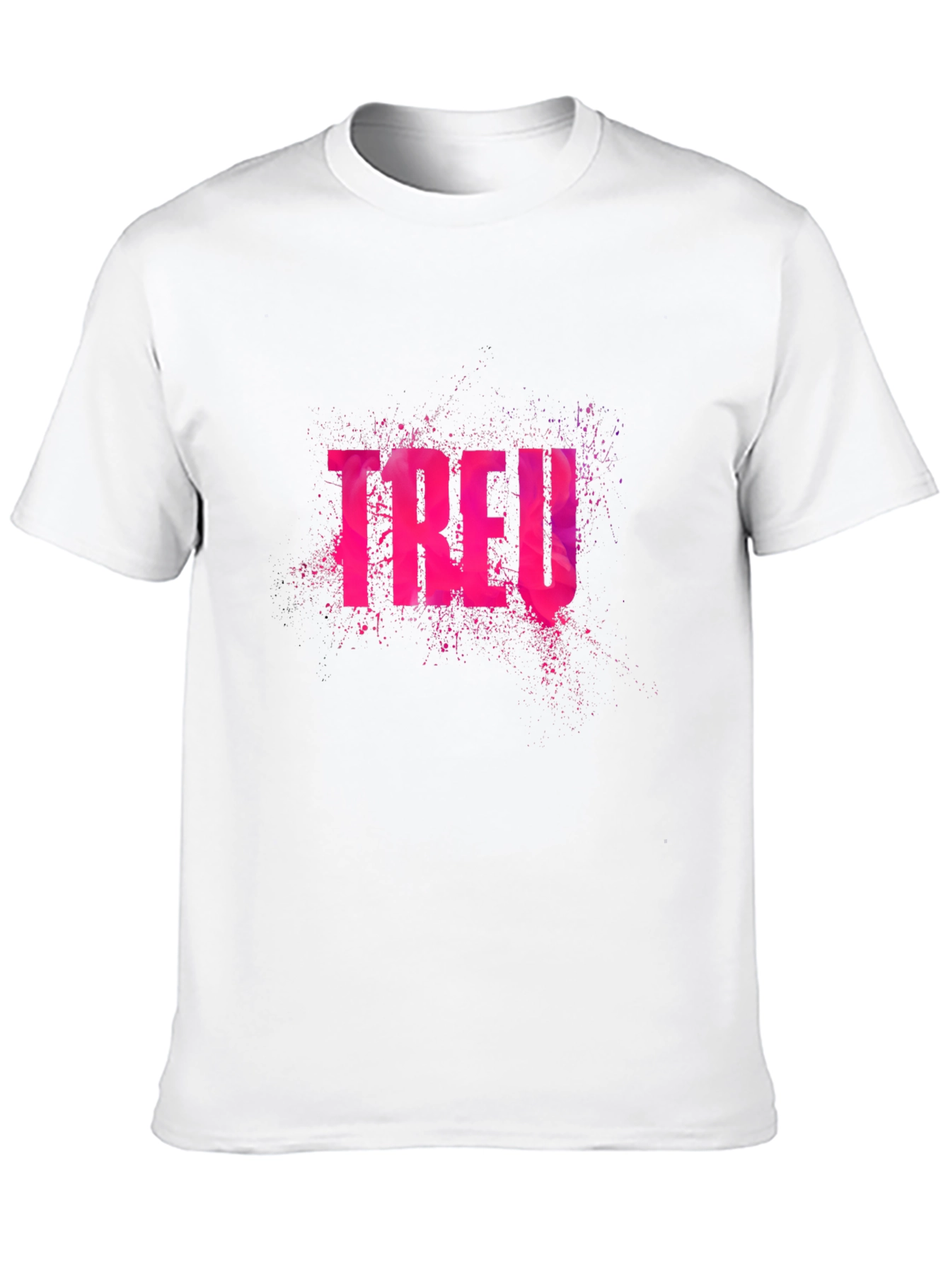 Black Trendy TRED Graphic Tee - Black Cotton Casual Shirt view 10