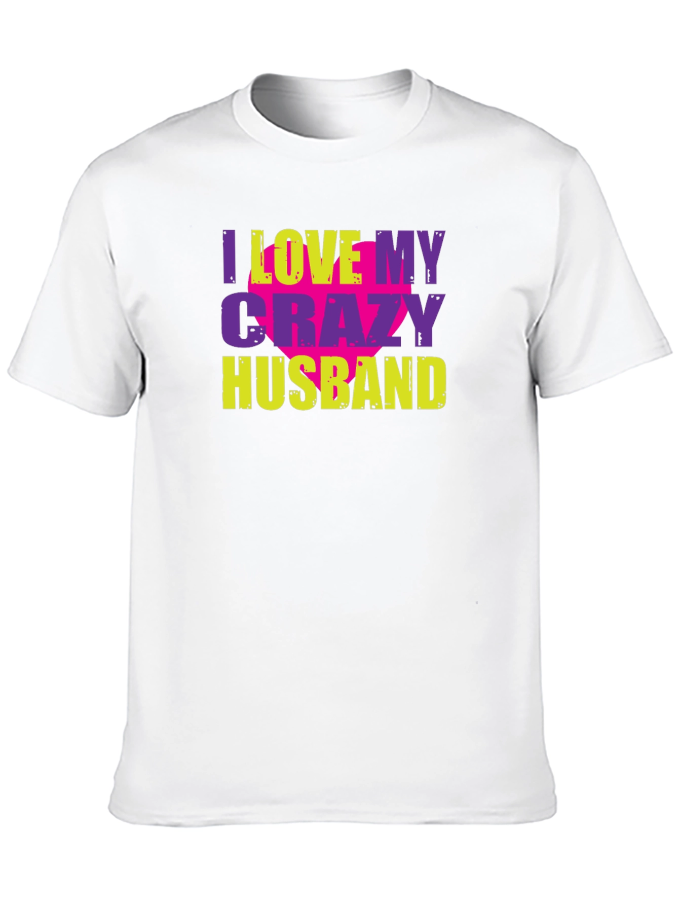Black I Love My Crazy Husband Graphic Tee view 10
