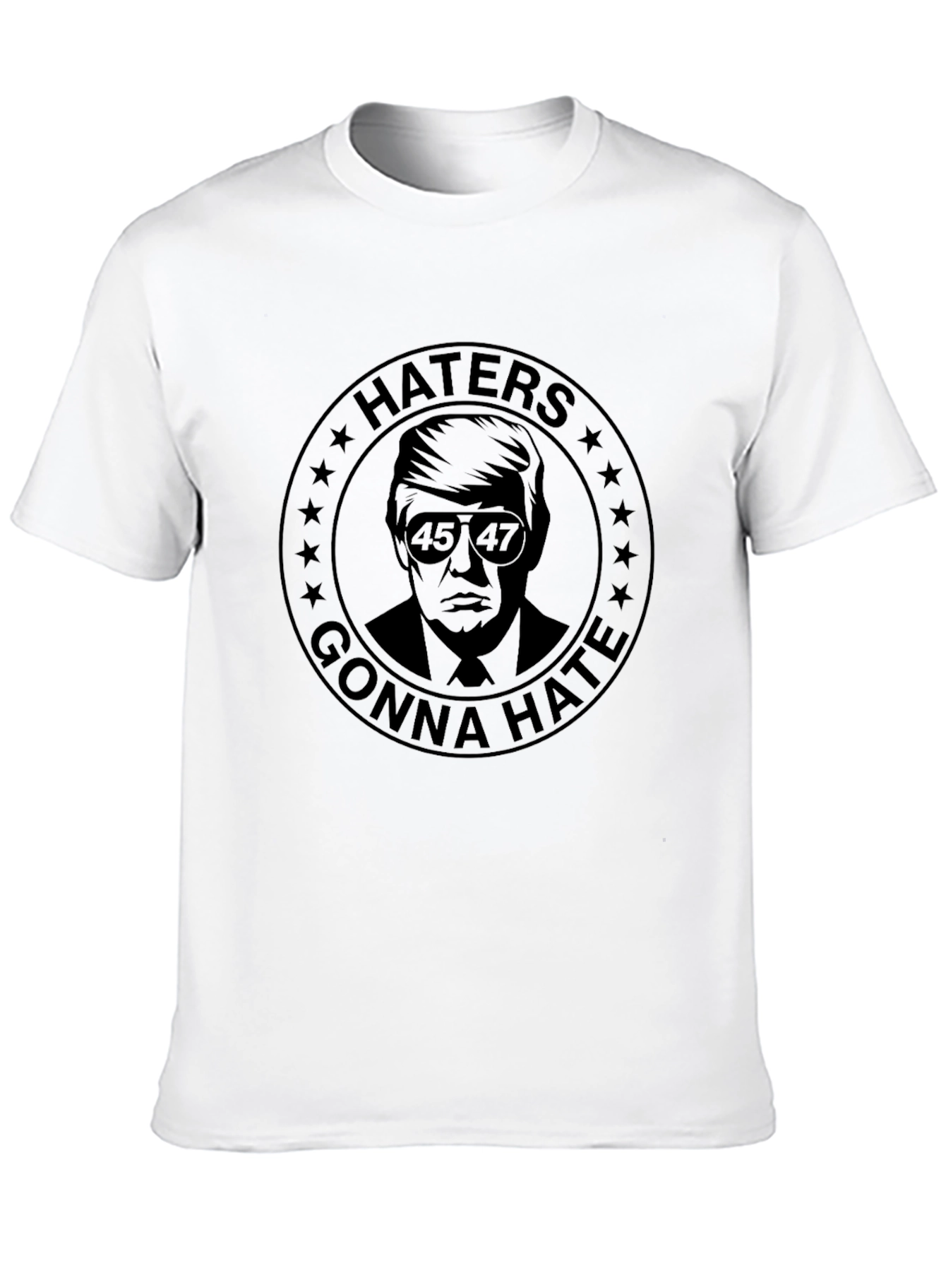 Black Haters Gonna Hate Trump T-Shirt view 10