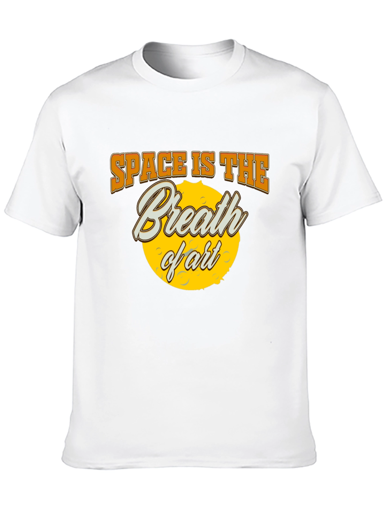 Black Space is The Breath of Art Black T-Shirt view 10