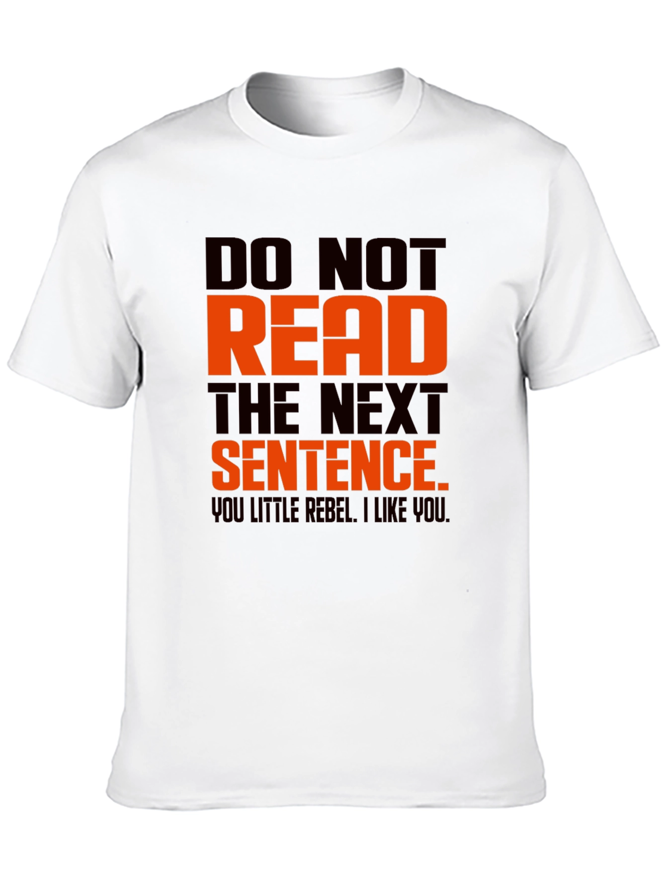 Black Rebel Text Graphic Tee view 10