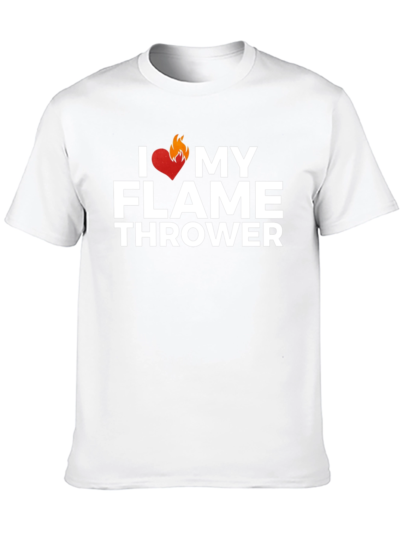 Black I Heart My Flamethrower Graphic Tee view 10