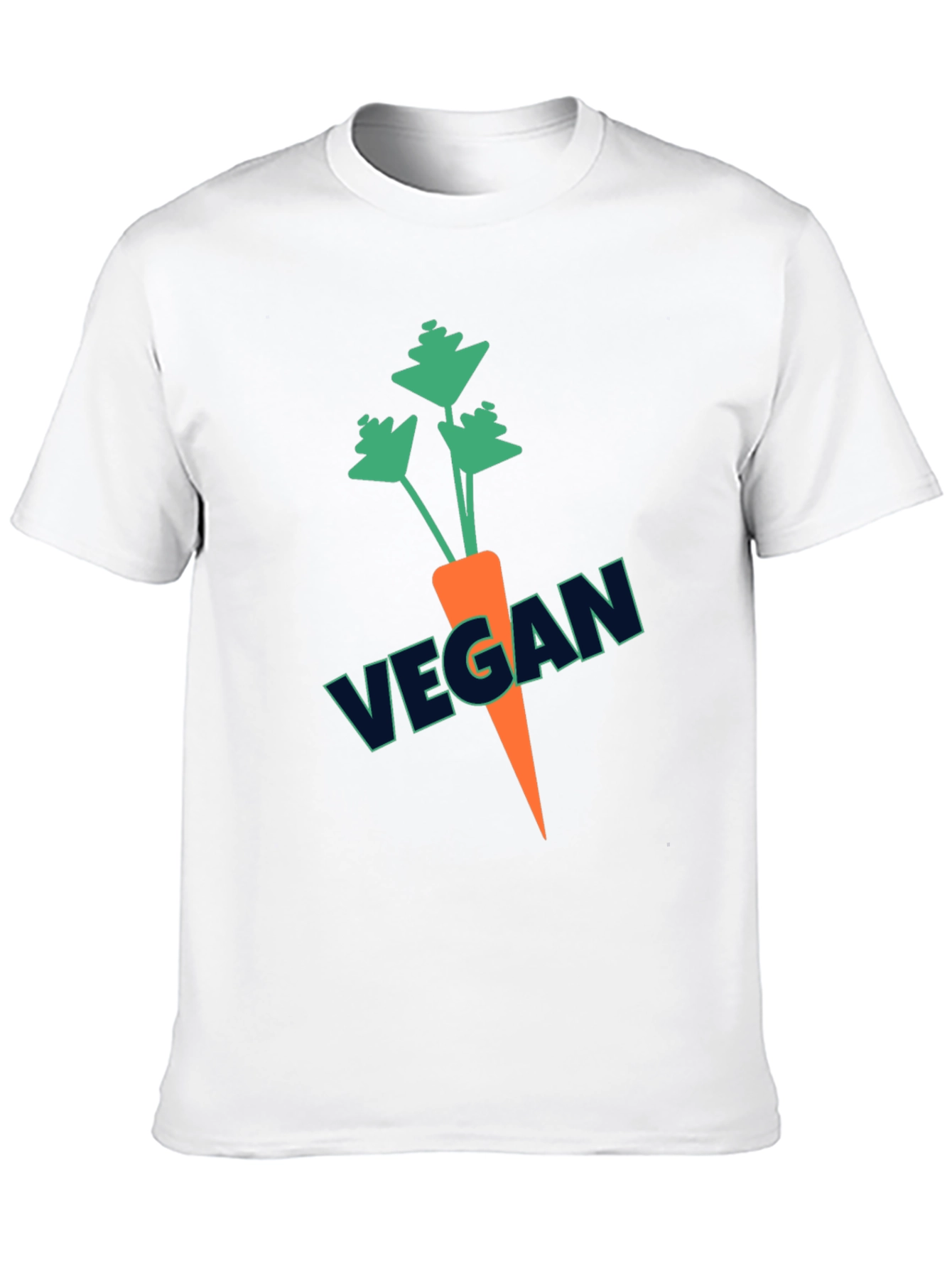 Black Vegan Carrot T-Shirt - Graphic Tee view 10