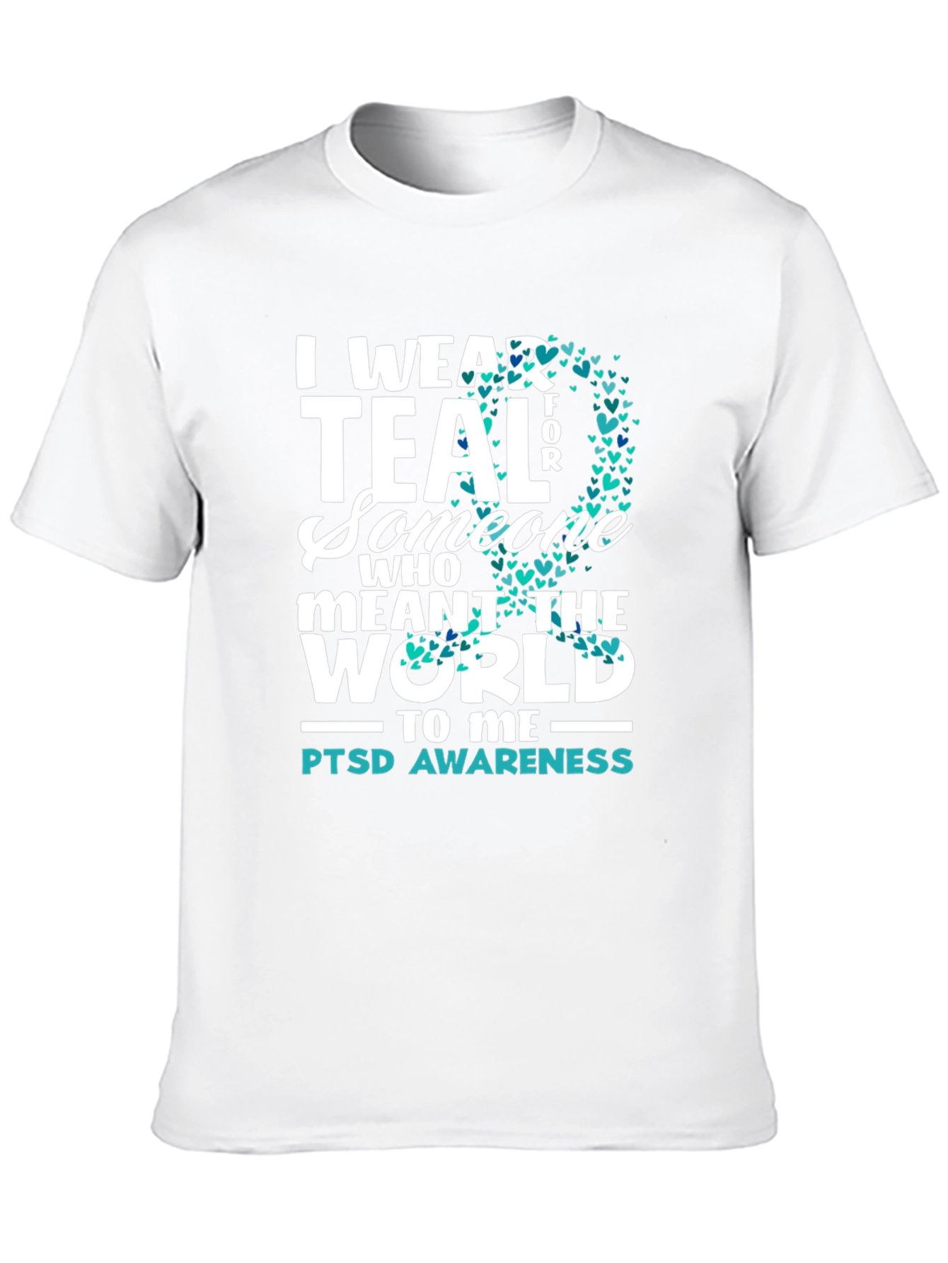 PTSD Awareness Teal T-Shirt - 10