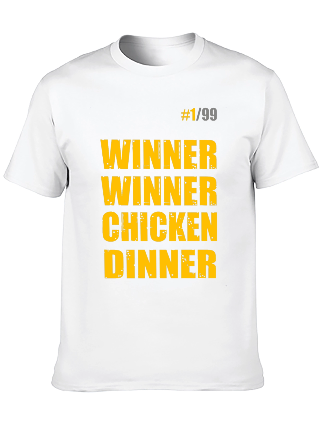 Black Winner Winner Chicken Dinner Black T-Shirt view 10