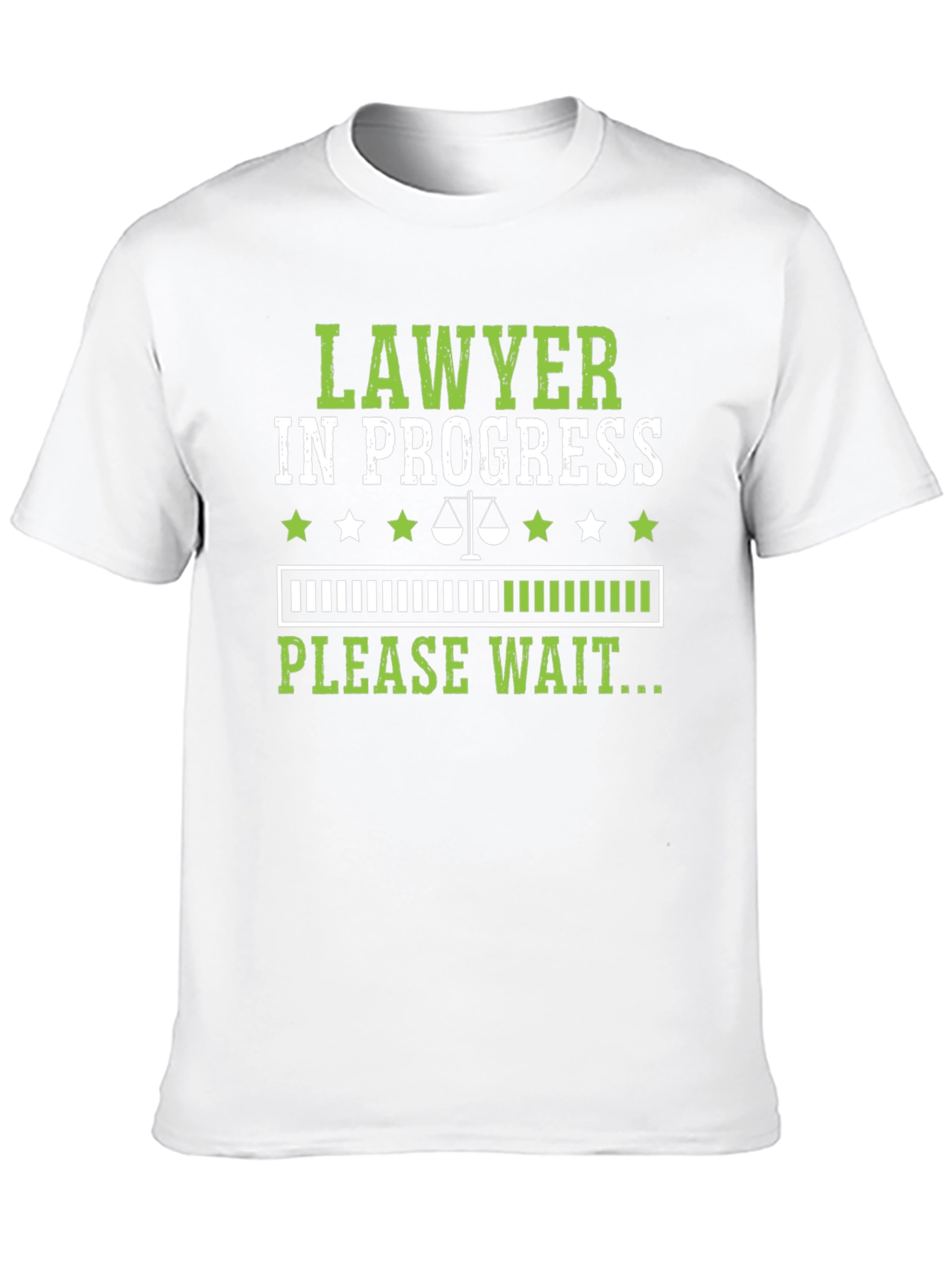 Black Lawyer in Progress Funny T-Shirt view 10