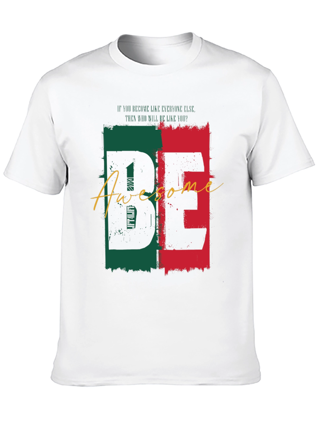 Be Awesome Black Graphic Tee - 10