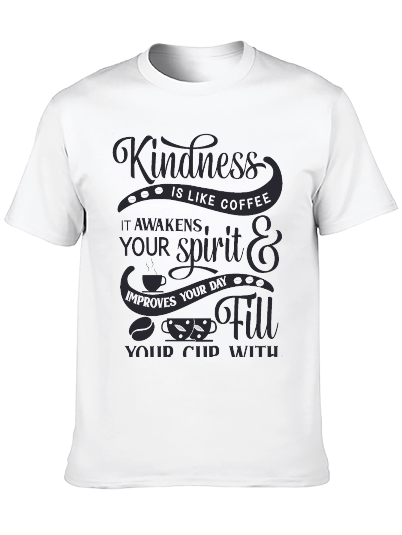 Black Kindness is Like Coffee Graphic Tee view 10