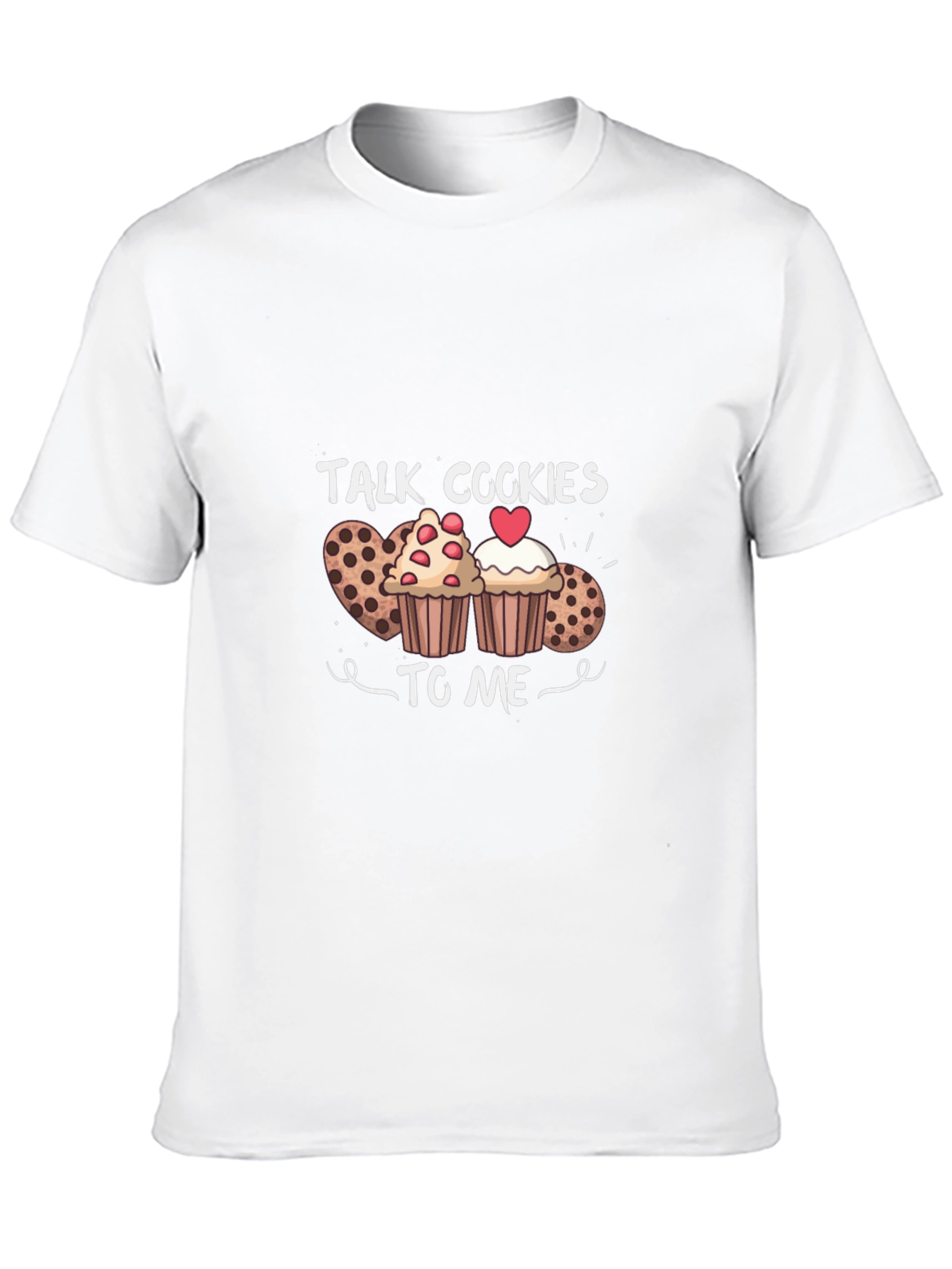Black Talk Cookies to Me Graphic T-Shirt view 10