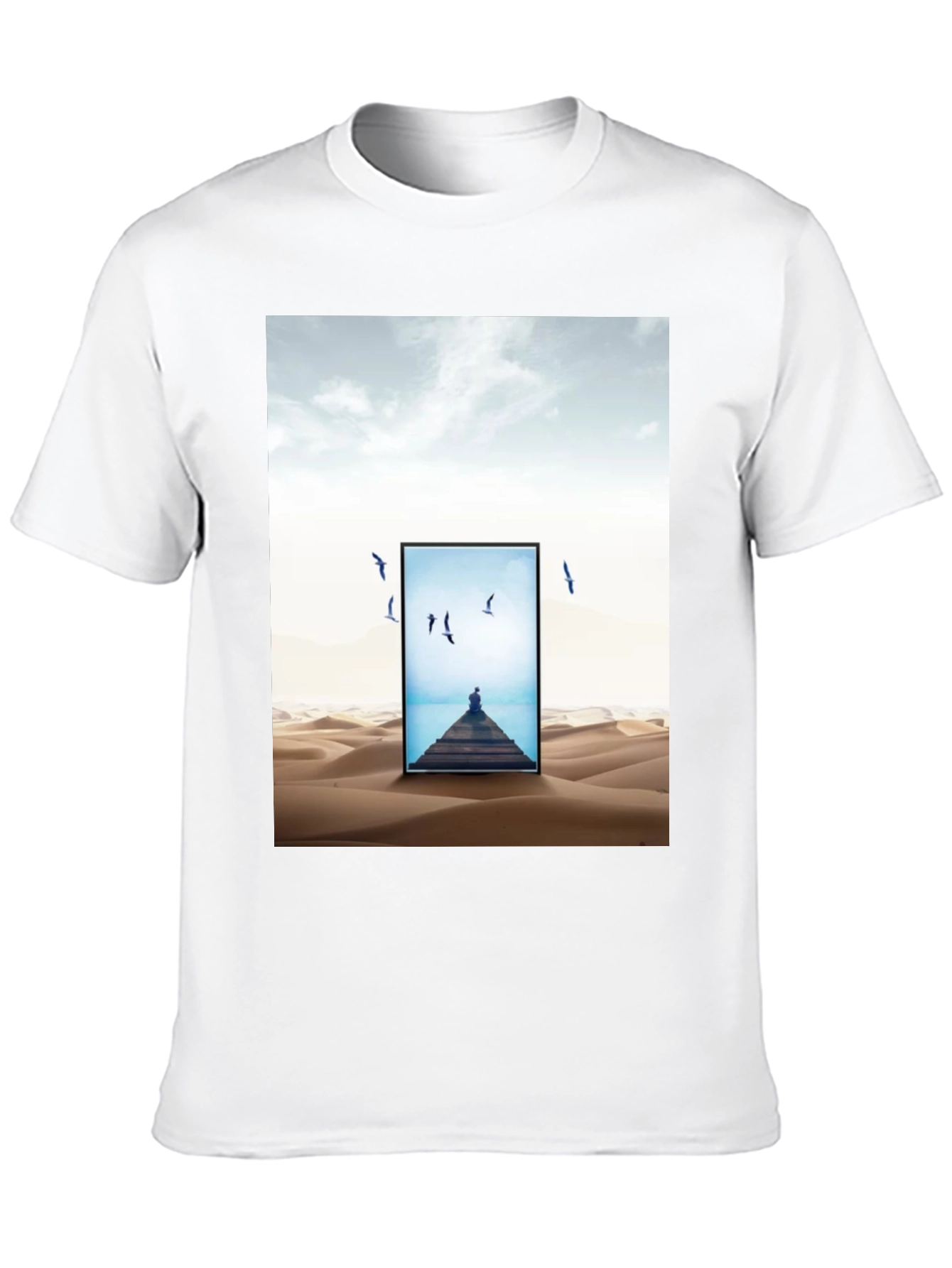 Black Desert Dreamscape Graphic Tee - Black Cotton Blend view 10