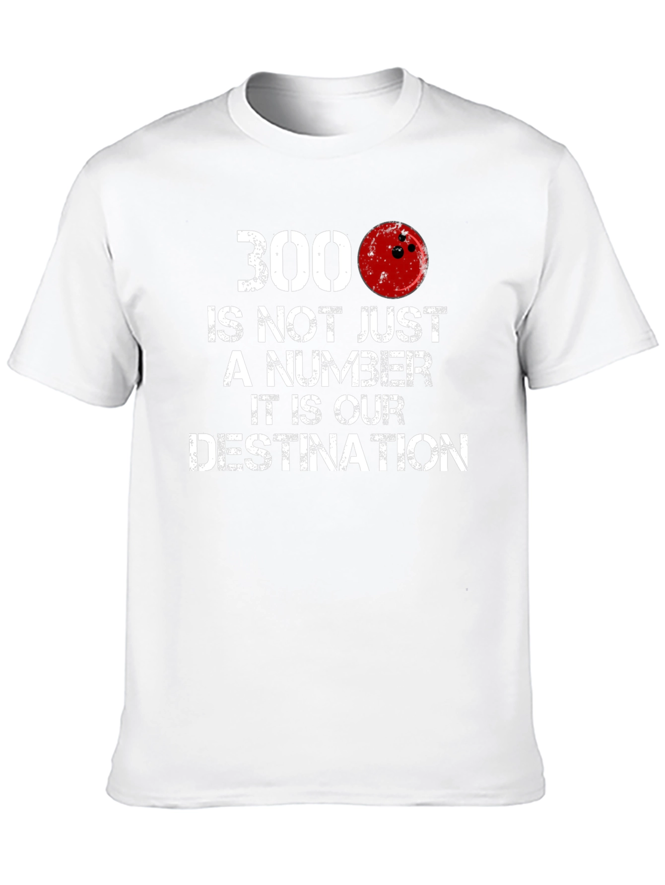 Black 300 Bowling Score T-Shirt - Bowler's Destination Tee view 10