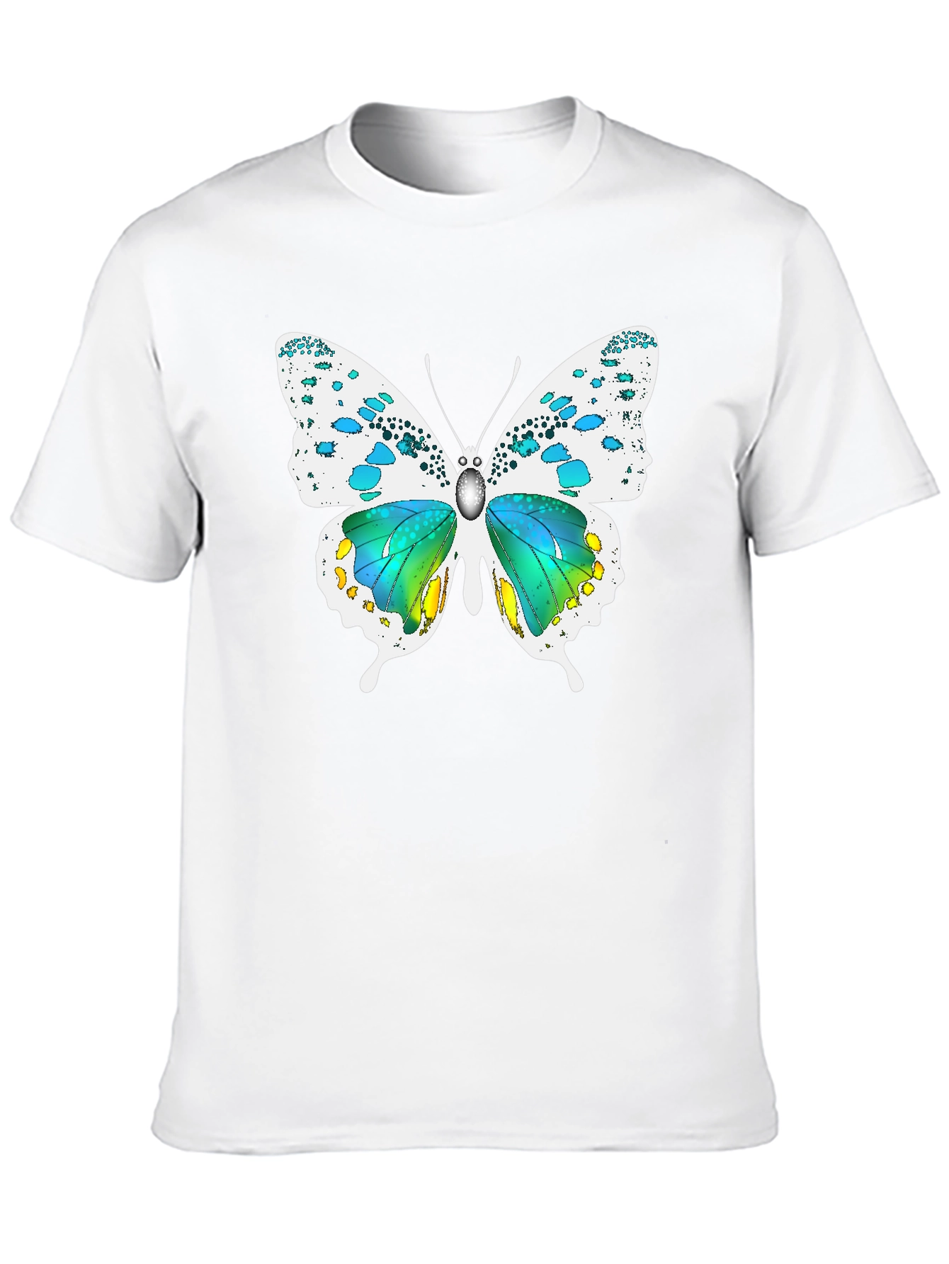 Black Butterfly Graphic Black T-Shirt view 10