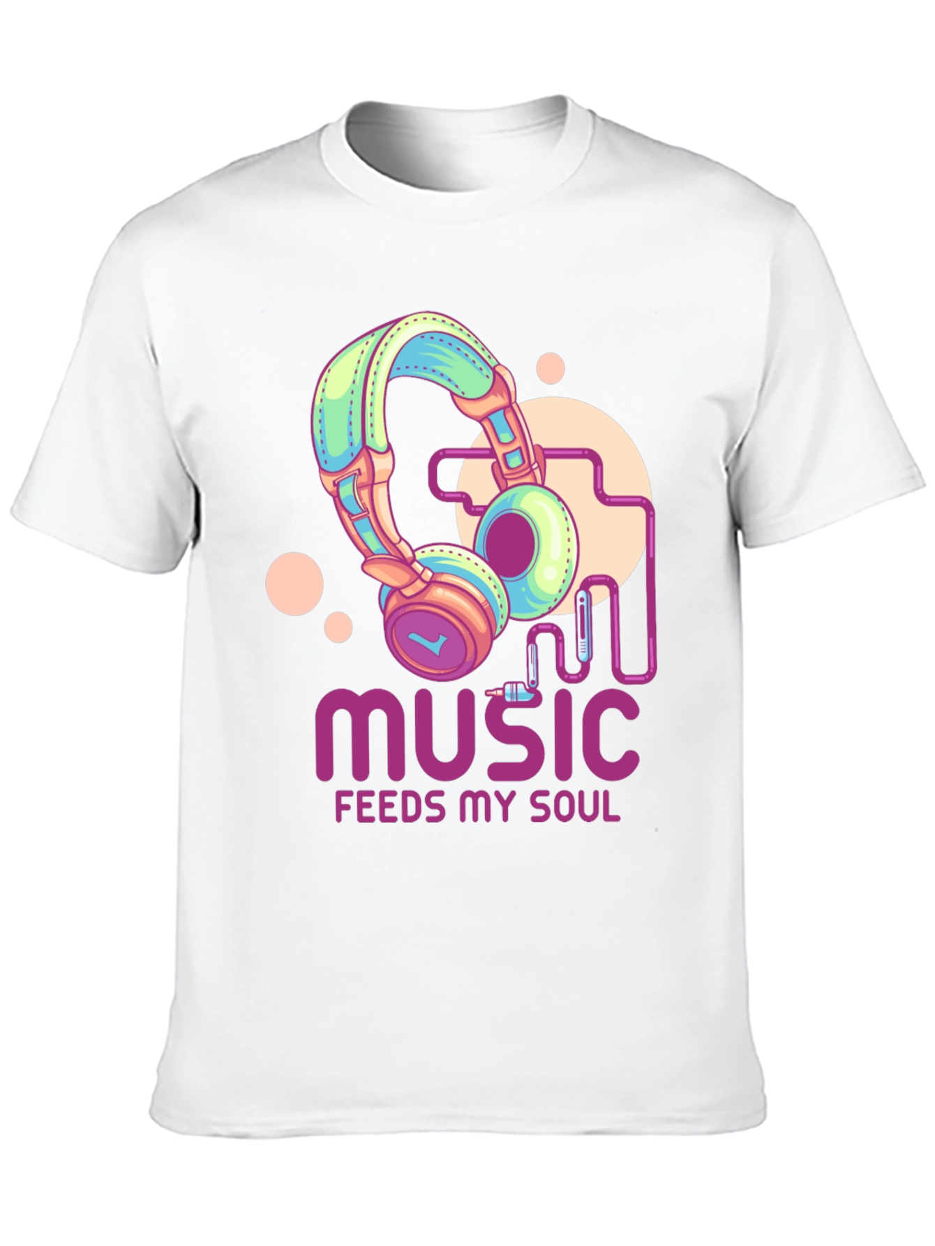 Black Music Feeds My Soul Graphic T-Shirt view 10