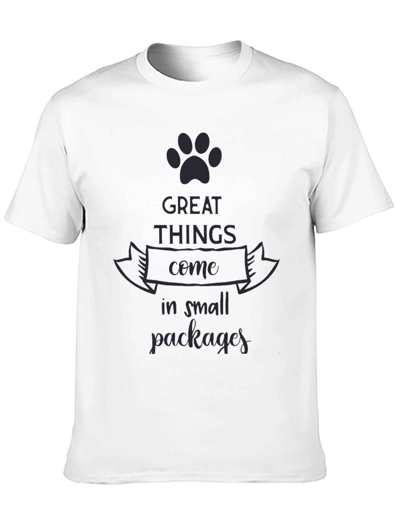 Black Great Things in Small Packages T-Shirt view 10