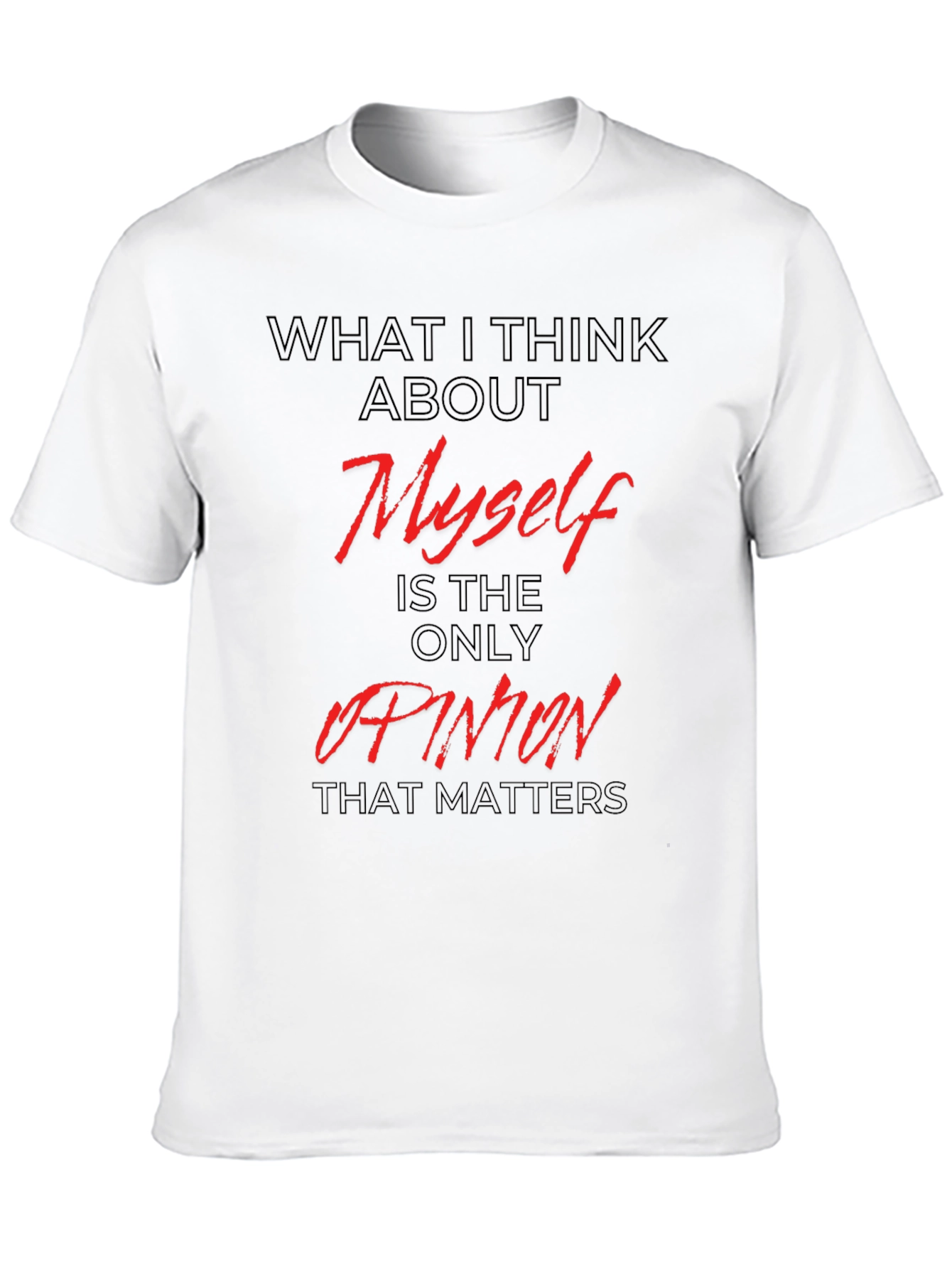 My Opinion Matters Graphic Tee - Black - 10