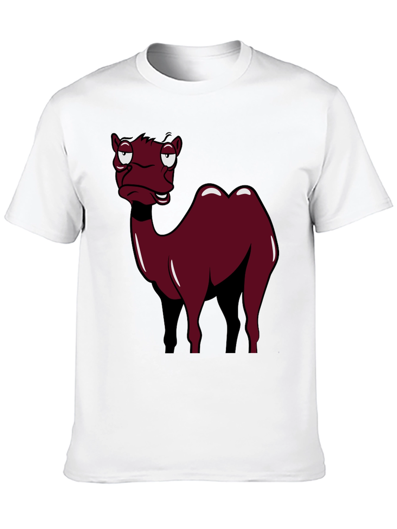 Black Camel Cartoon Graphic T-Shirt view 10
