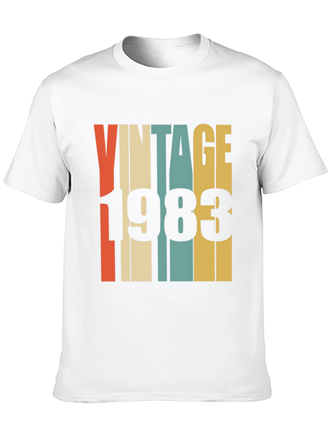Black Vintage 1983 Retro T-Shirt view 10