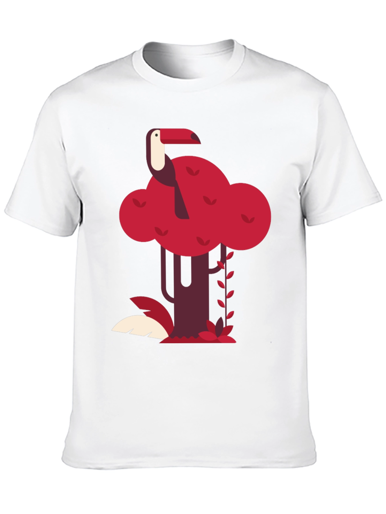 Black Tropical Toucan Graphic Tee - Black view 10