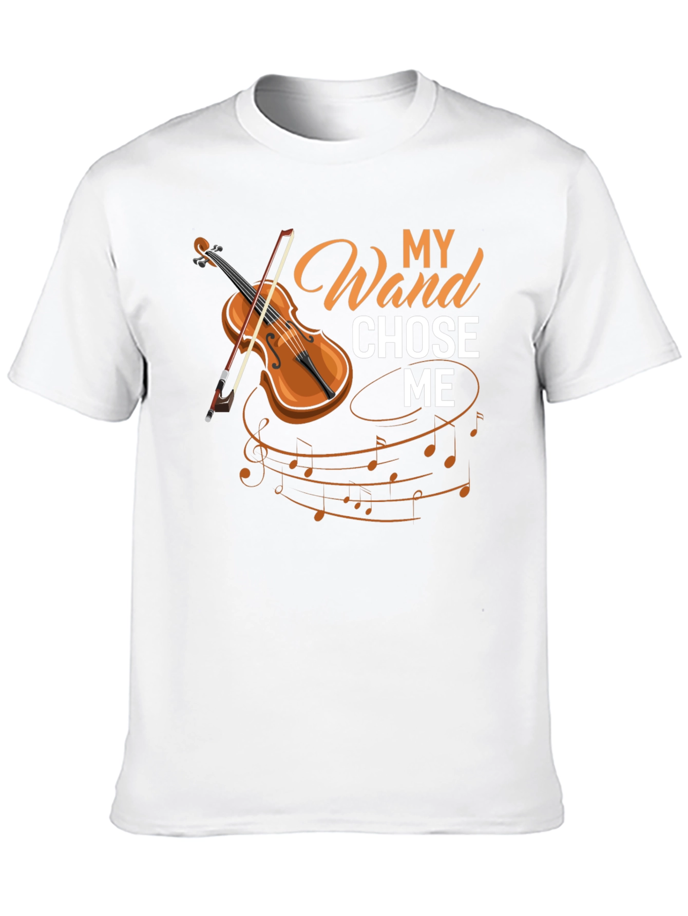 Black My Wand Chose Me Violin T-Shirt view 10