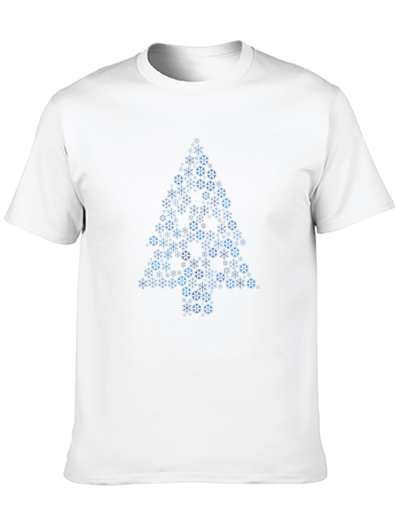 Snowflake Christmas Tree Graphic Tee - 10