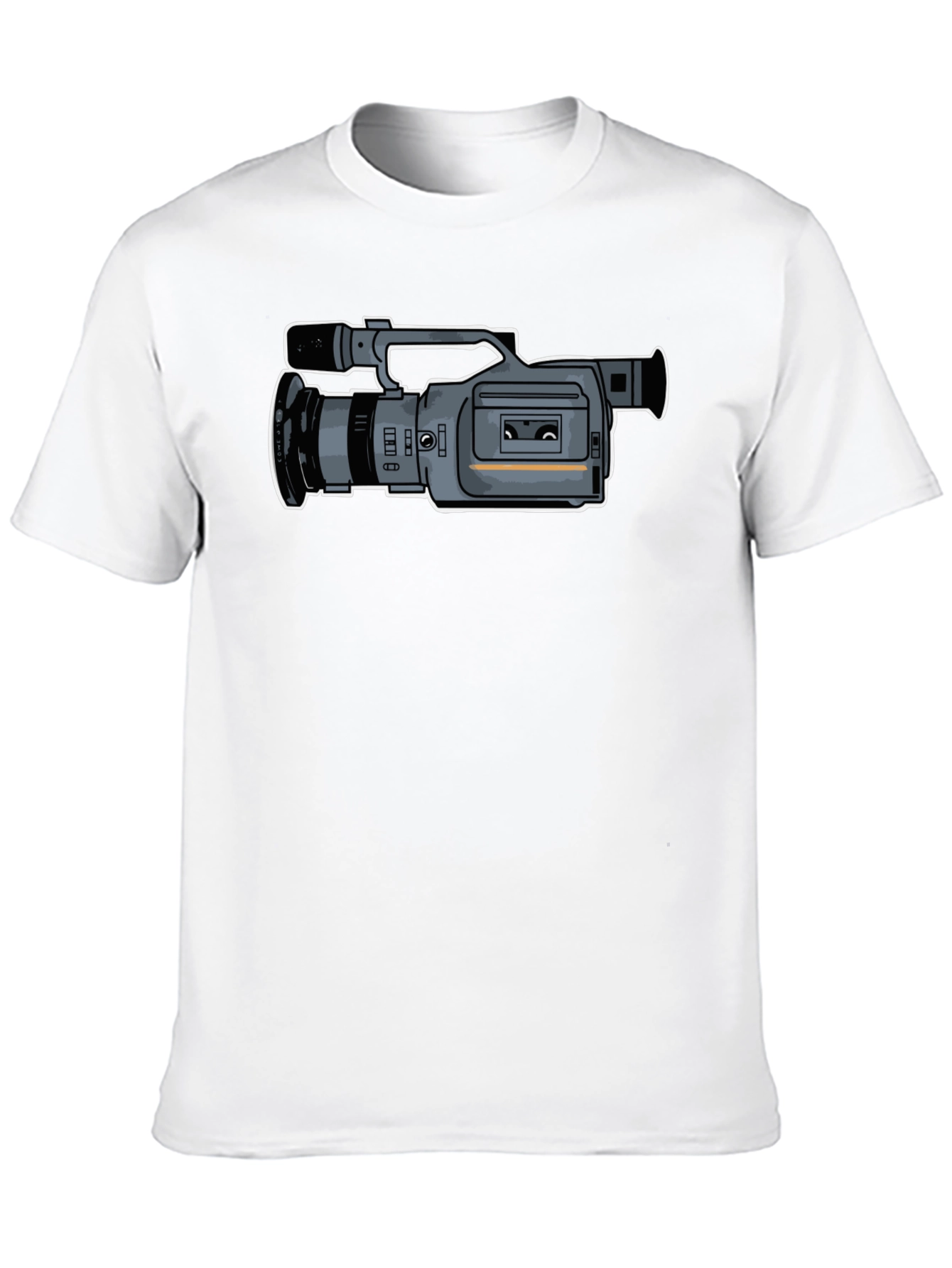 Black Retro Camera Graphic T-Shirt view 10