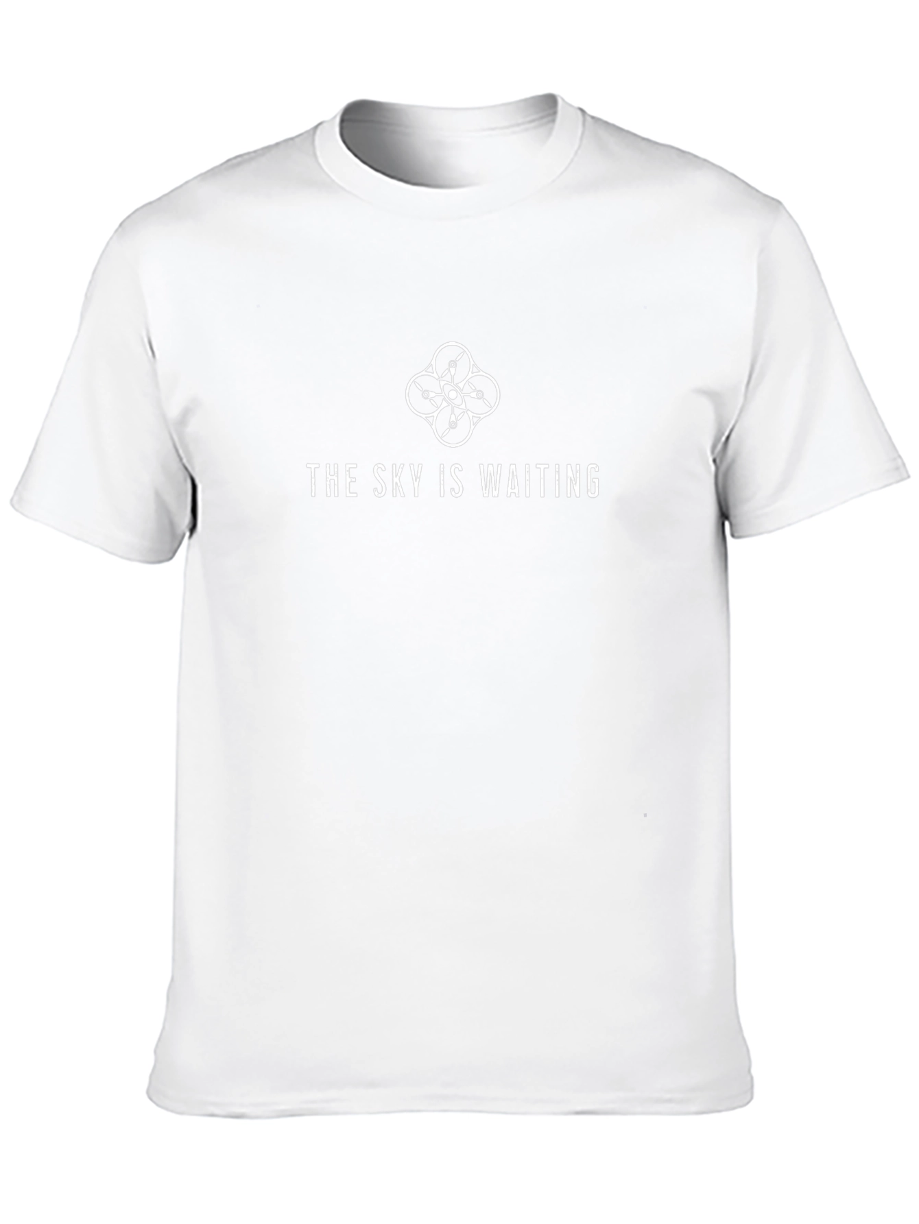 The Sky Is Waiting Drone T-Shirt - Black - 10