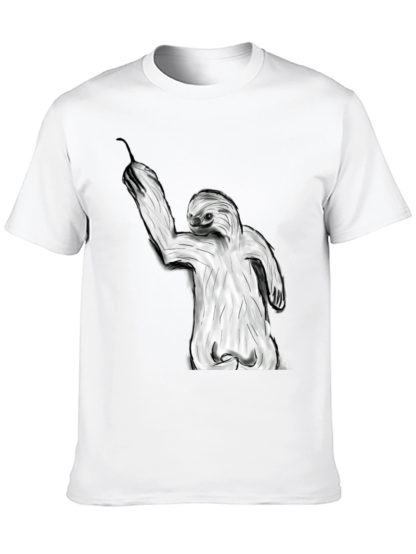 Black Sloth Graphic Tee - Relaxed Style view 10
