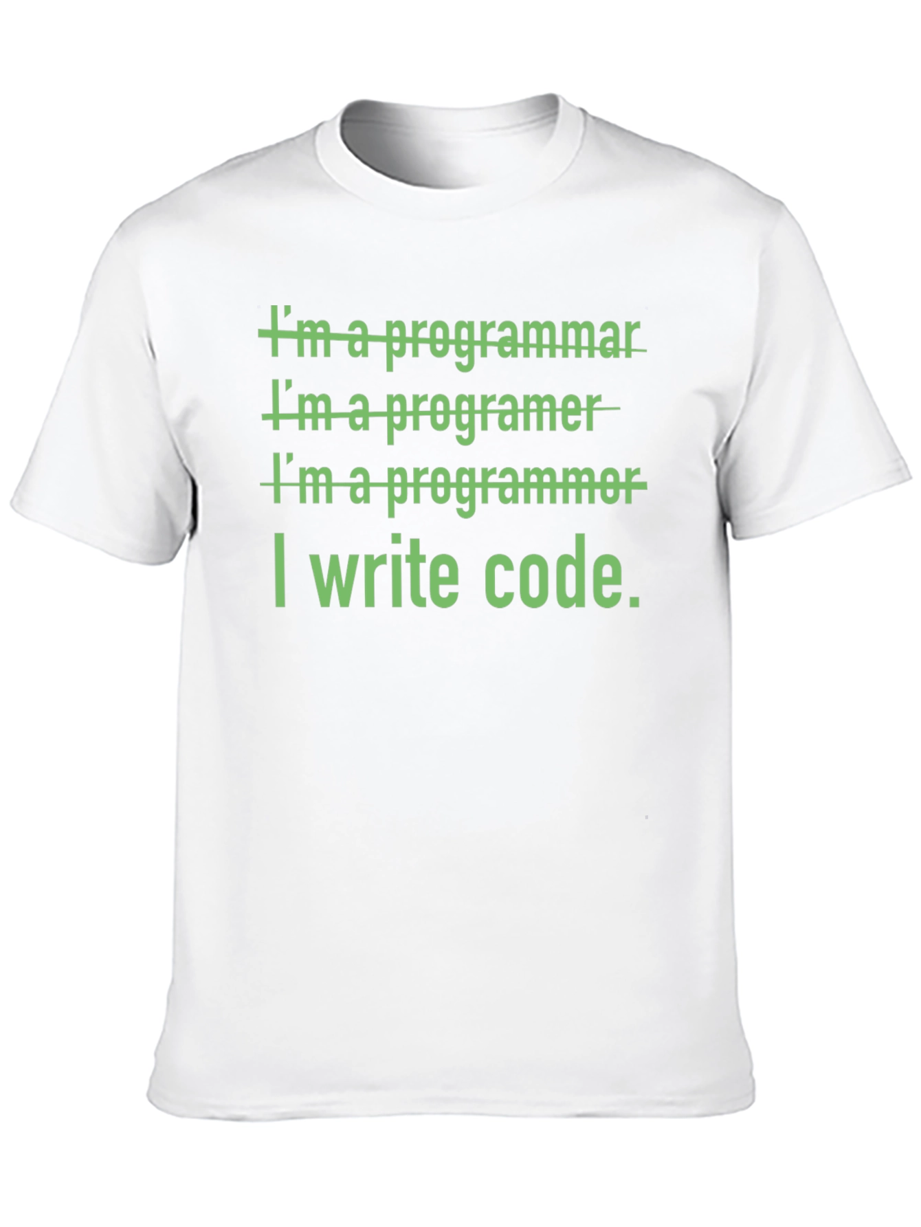 Black I Write Code T-Shirt - Programmer Humor view 10