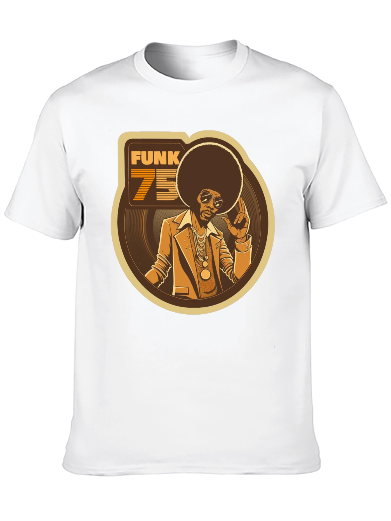 Black Funk 75 Graphic Tee - Retro Style view 10