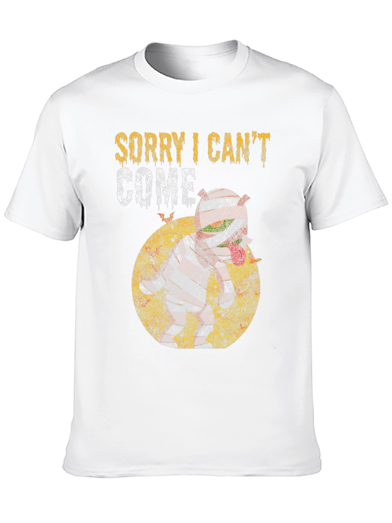 Black Sorry I Can't Come T-Shirt view 10
