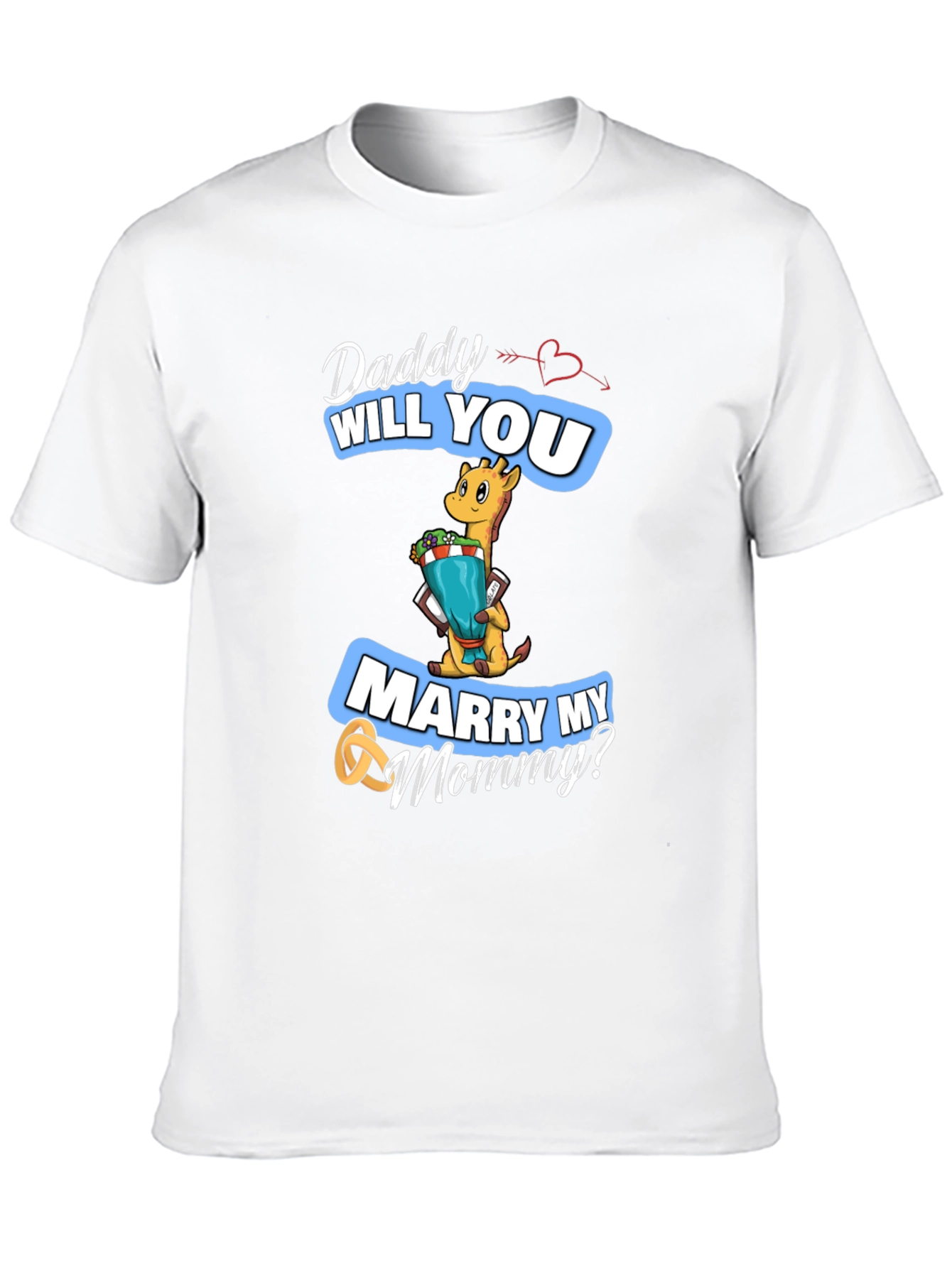 Black Daddy Will You Marry My Mommy? T-Shirt view 10
