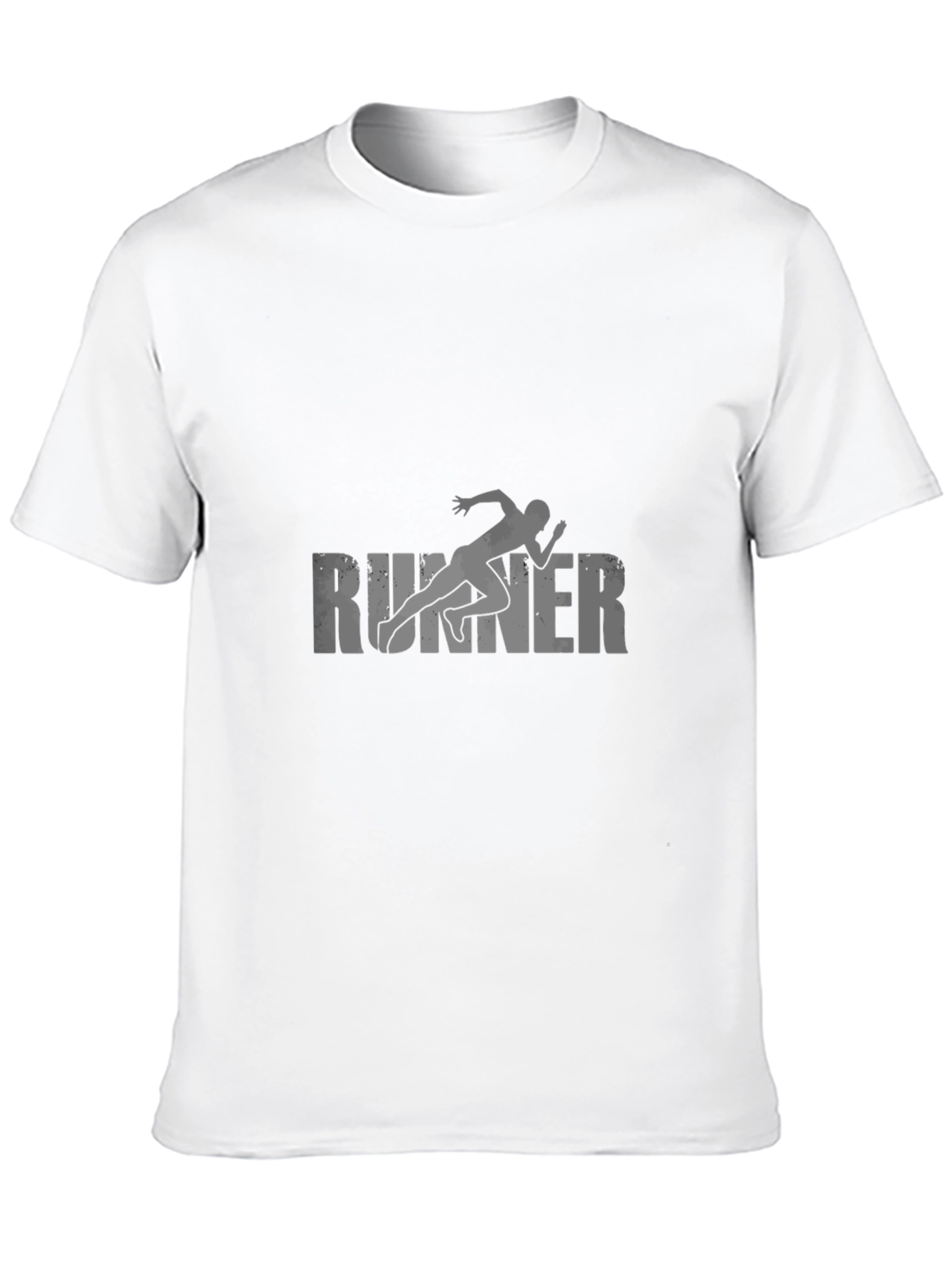 Black Runner Graphic T-Shirt - Black Casual Tee view 10