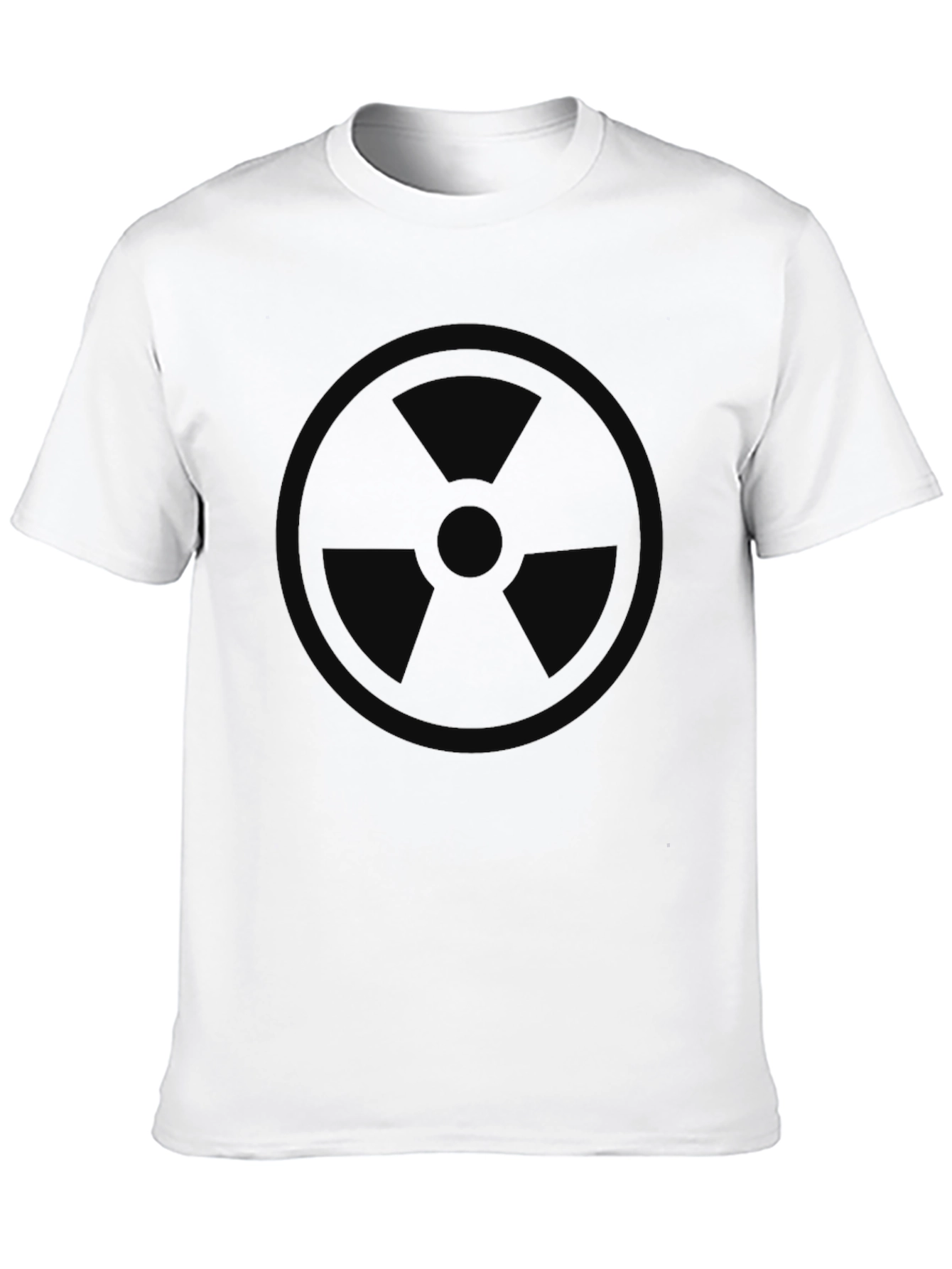 Black Radioactive Symbol Black T-Shirt view 10