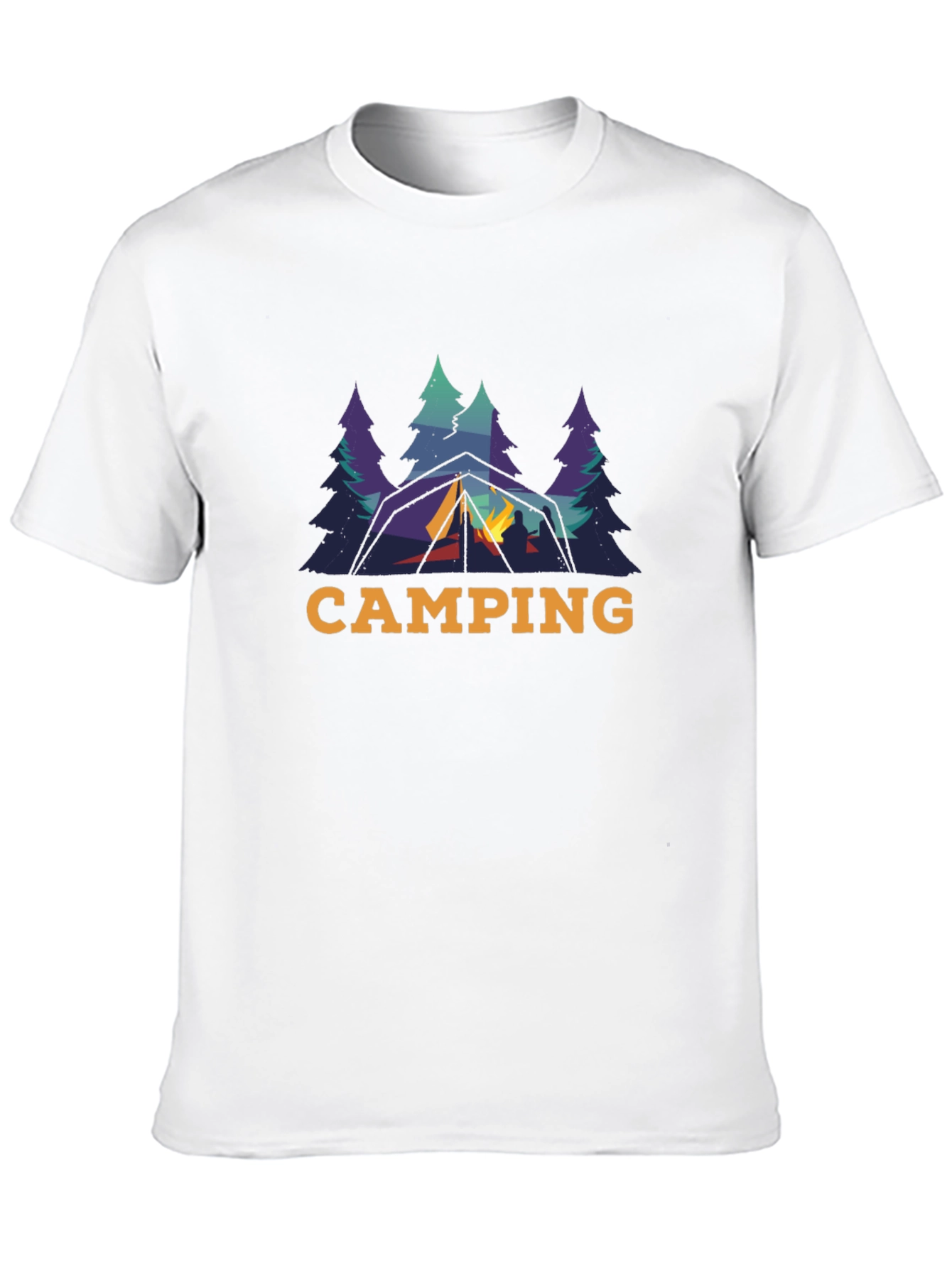Black Camping Adventure T-Shirt view 10