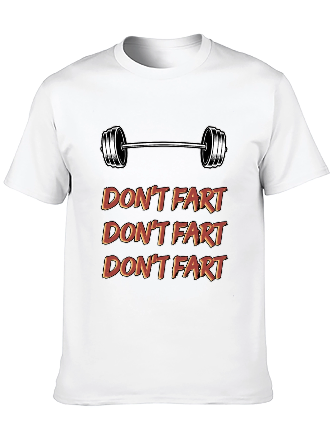 Black Don't Fart Gym Shirt - Funny Workout Tee view 10