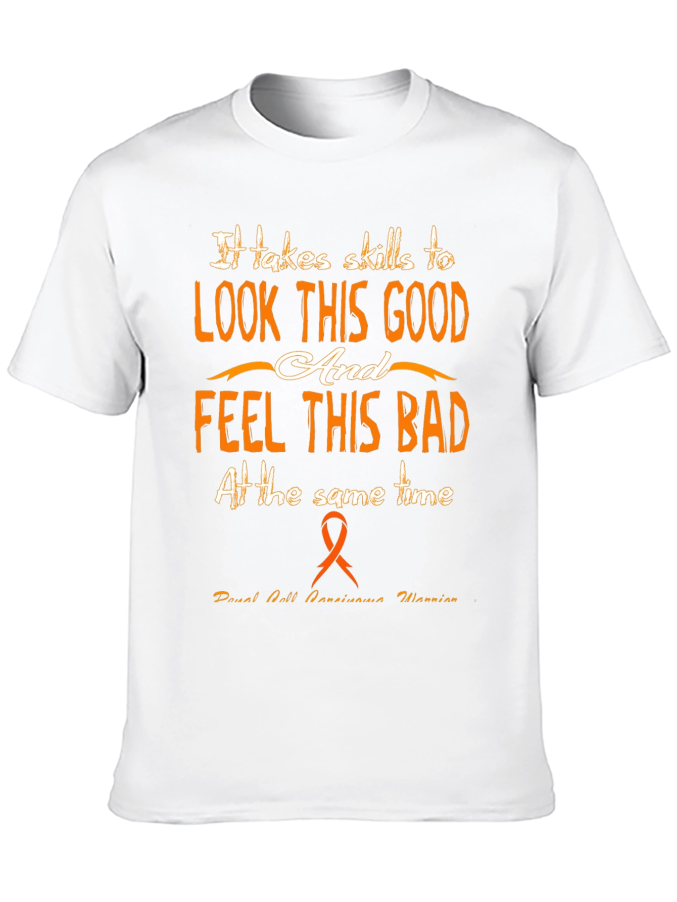 Black Funny "Look This Good" Awareness T-Shirt view 10