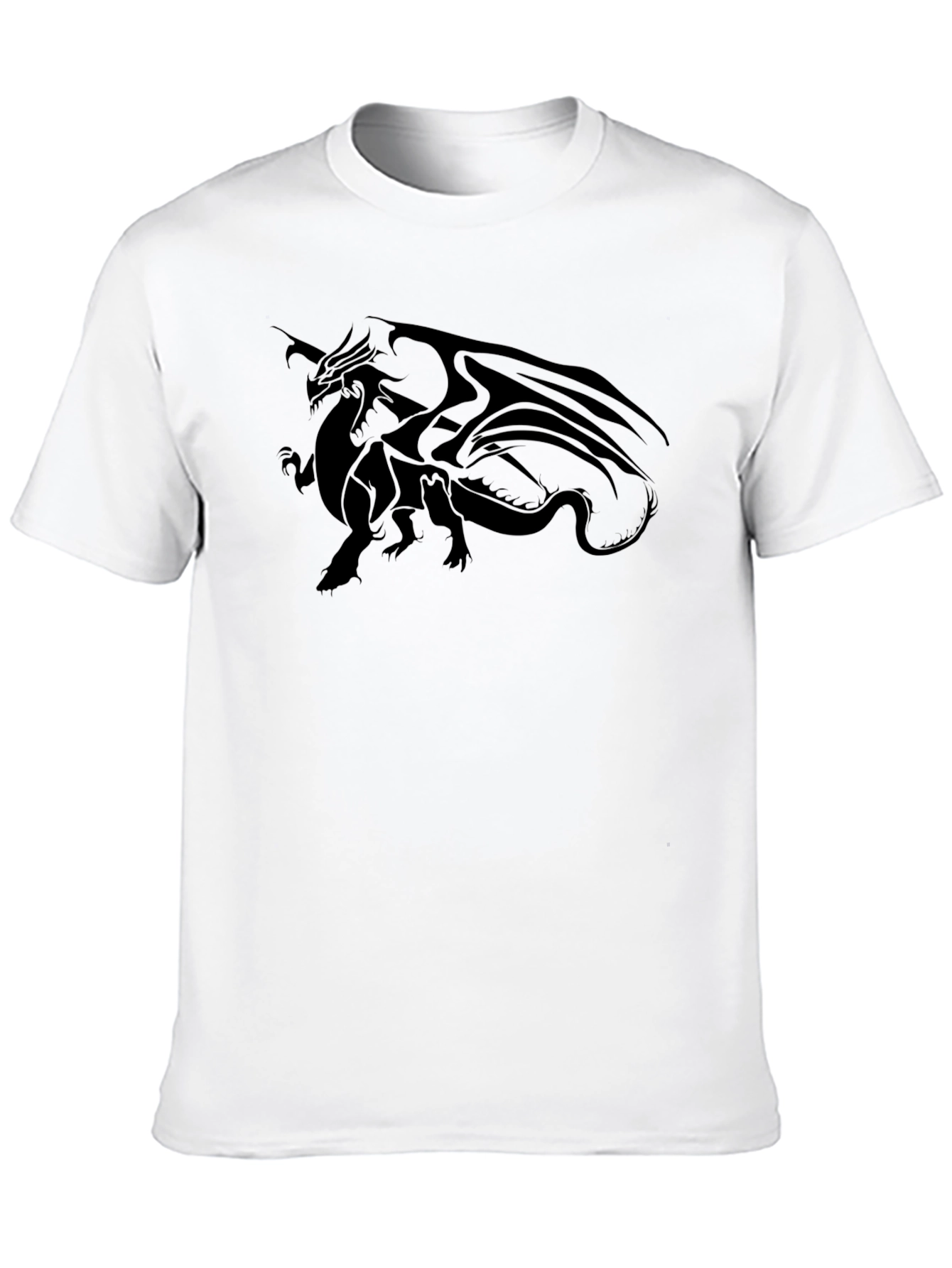 Black Dragon Graphic Black T-Shirt view 10
