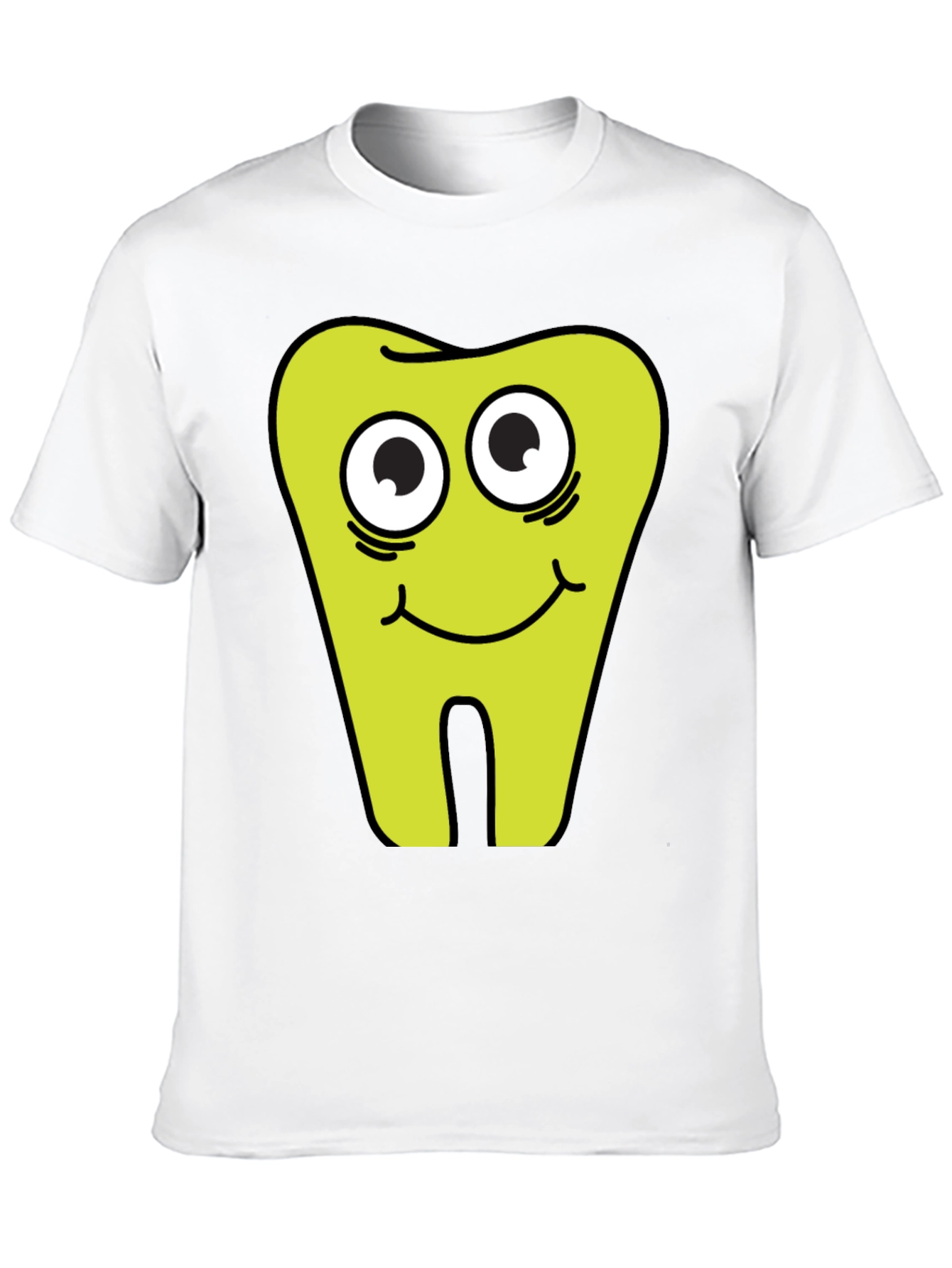 Black Funny Tooth Graphic Black T-Shirt view 10