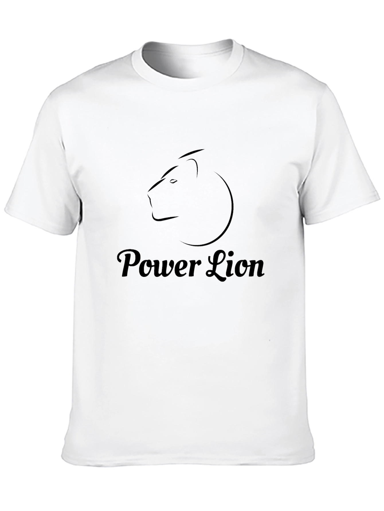 Black Power Lion Black Graphic Tee view 10
