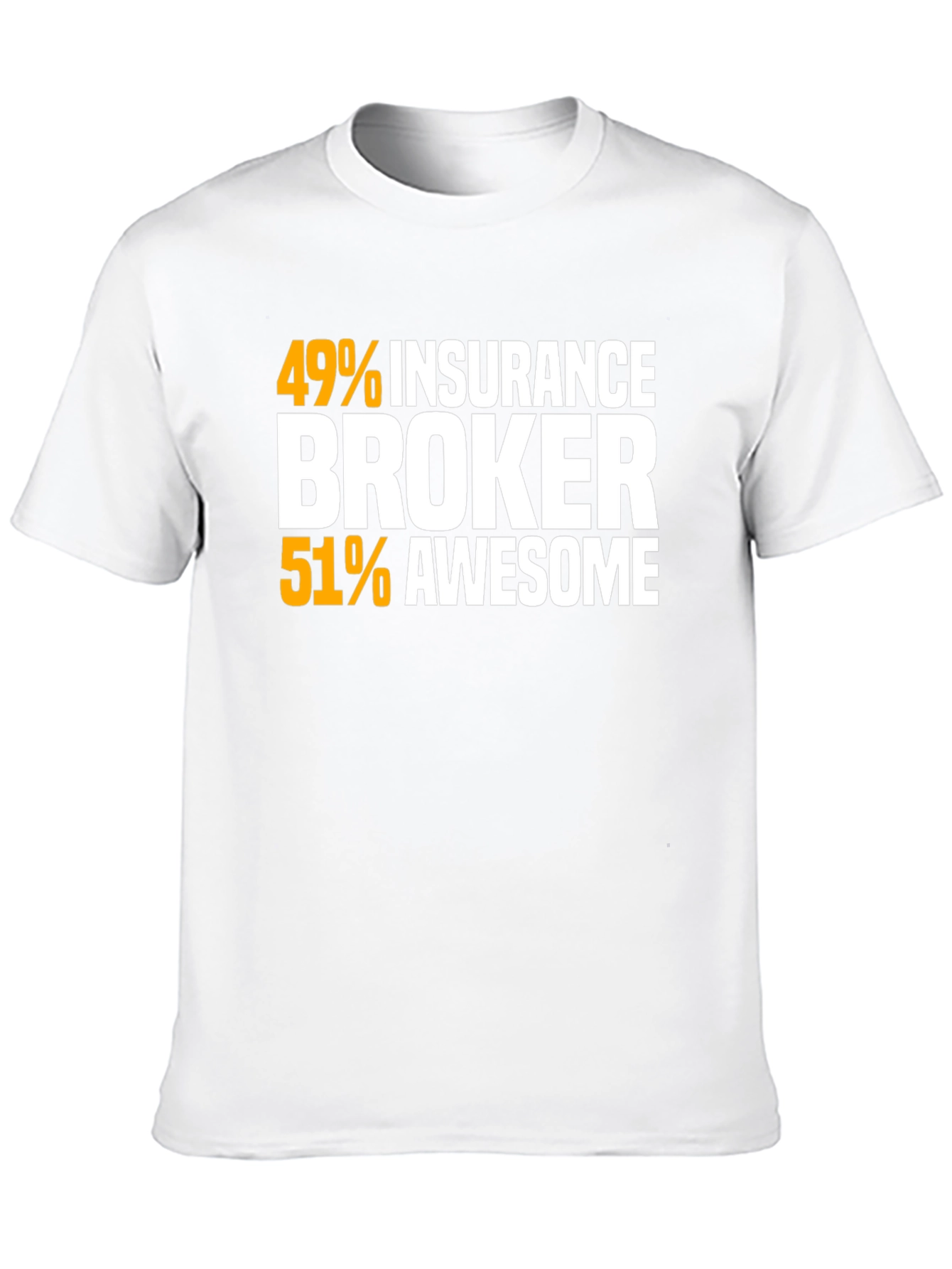 Black Insurance Broker Awesome Graphic T-Shirt view 10